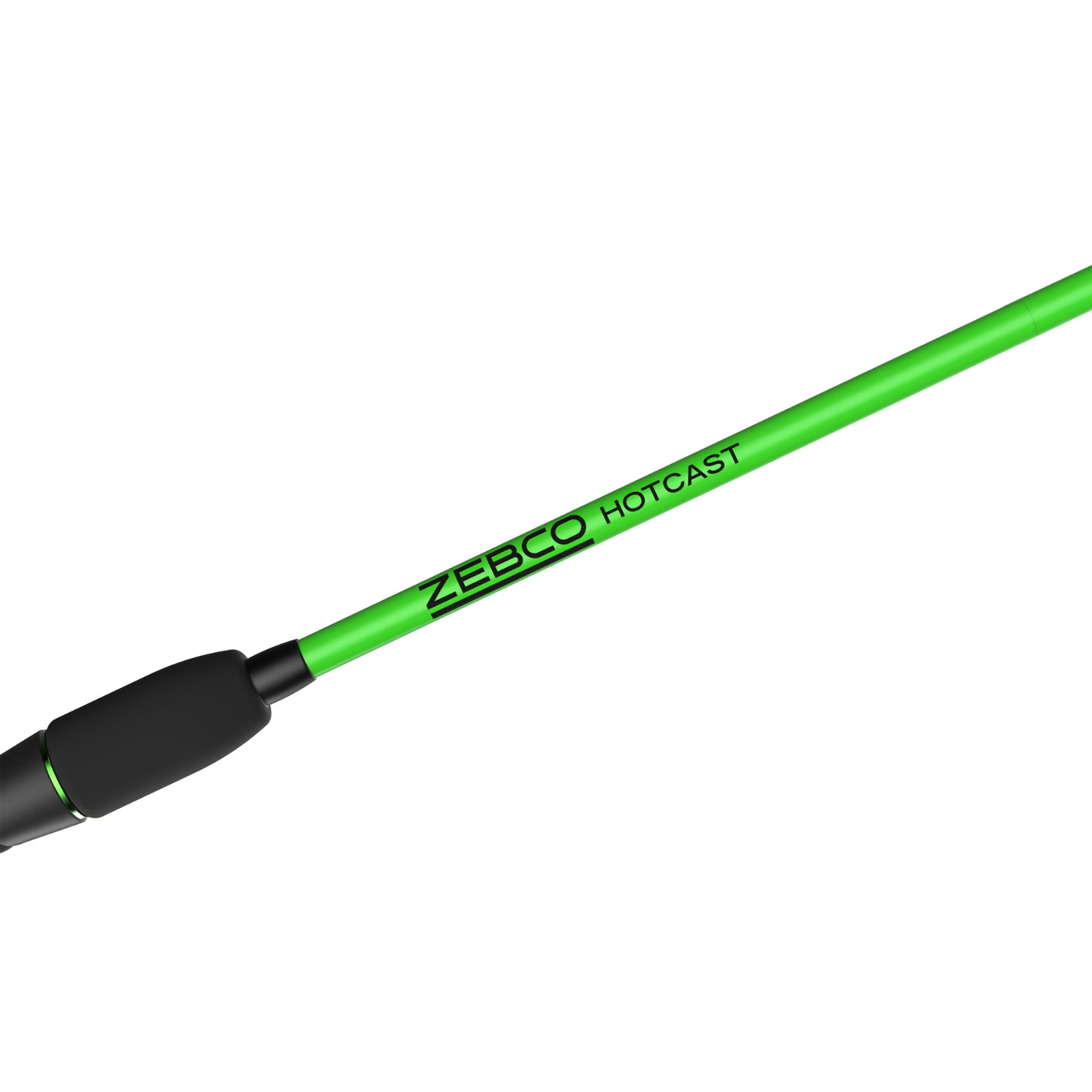 Zebco Hotcast Fiberglass Casting Rod Fishing Pole, 6-Foot 6-Inch 2-Piece Medium 