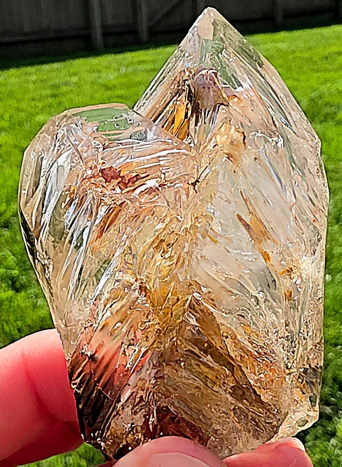 🔥 CRYSTAL CATHEDRAL — HIGH-CLARITY ELESTIAL QUARTZ WITH CLAY INCLUSIONS 🔥