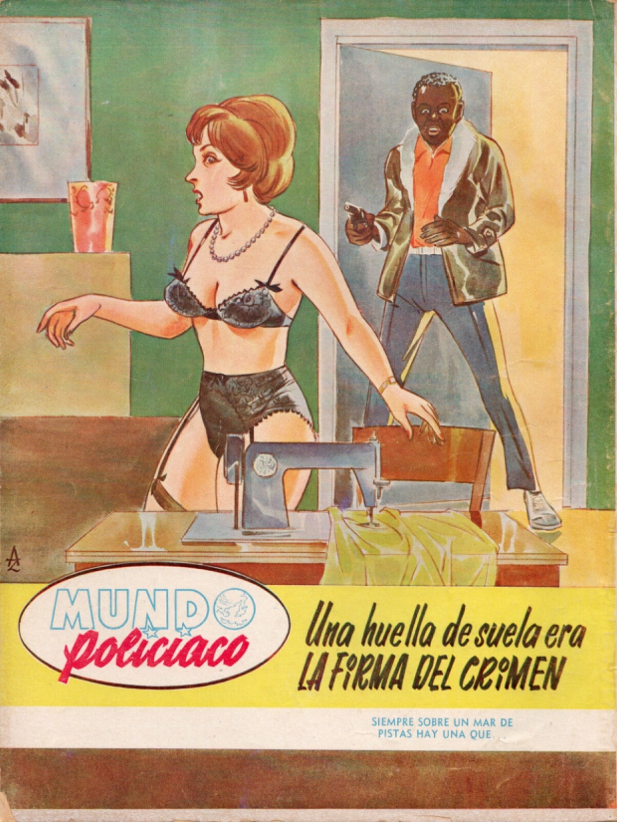 Rare 1970 True Crime Pulp MUNDO POLICIACO Mexican Crime Pulp Magazine Sleaze Rare 1970 True Crime Pulp MUNDO POLICIACO Mexican Crime Pulp Magazine Sleaze