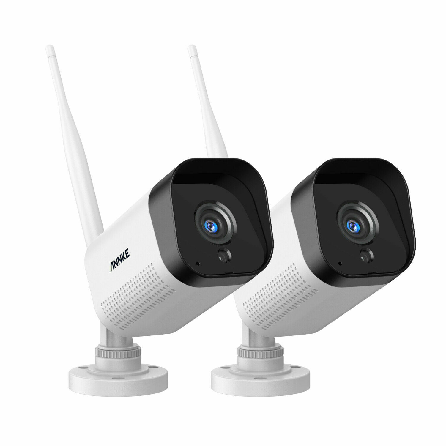 ANNKE 2pcs 5MP Wireless Two Way Audio Recording Security IP Camera AI Detection