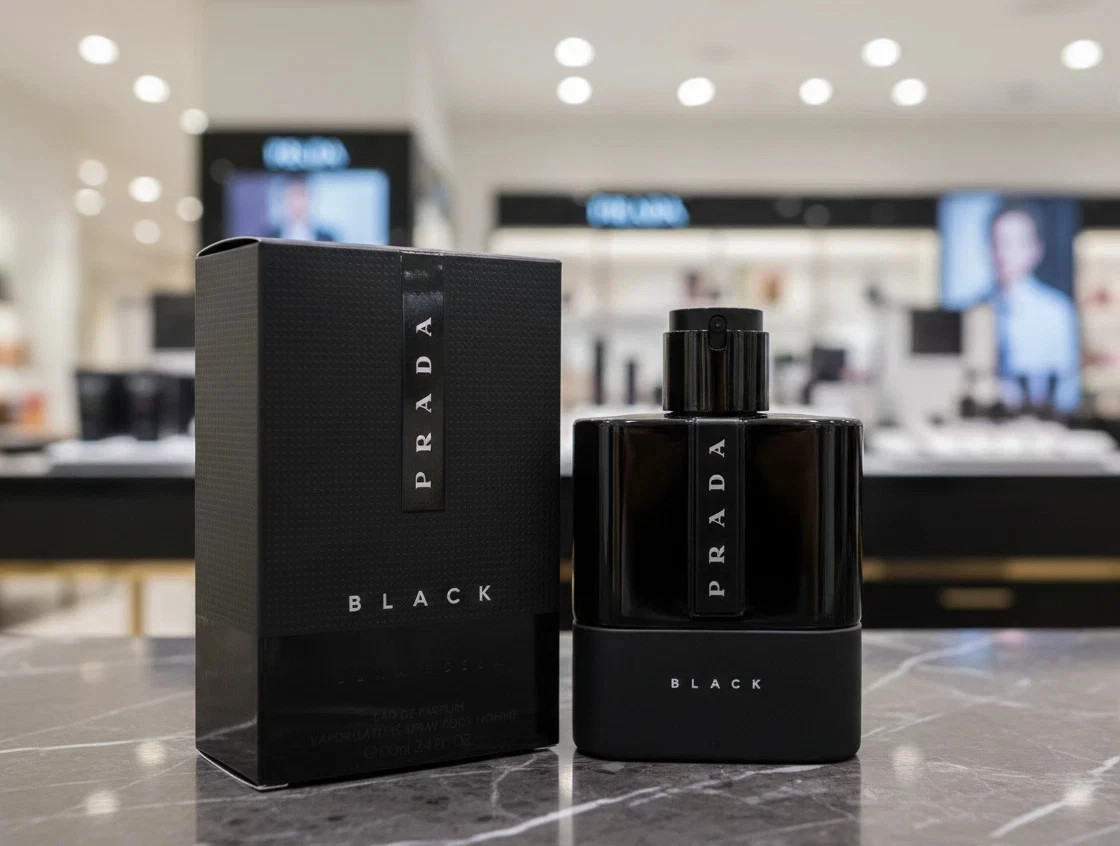 Prada Luna Rossa Black Eau de Parfum Cologne for Men 3.4 oz New with box