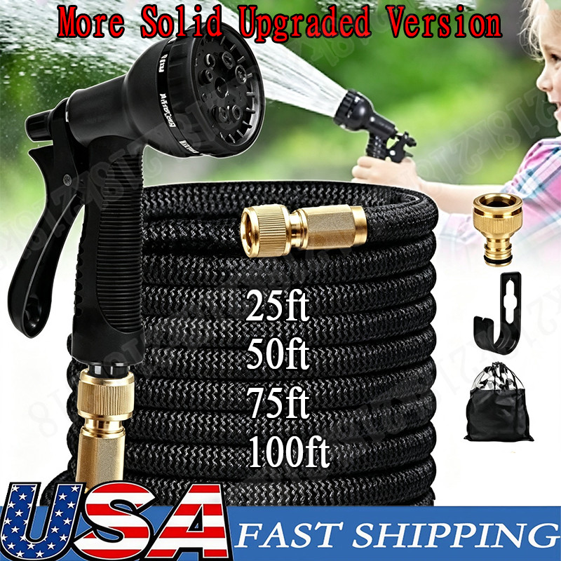 Stronger Deluxe Expandable Flexible Garden Hose Water Hose 25, 50, 75, 100FT lot