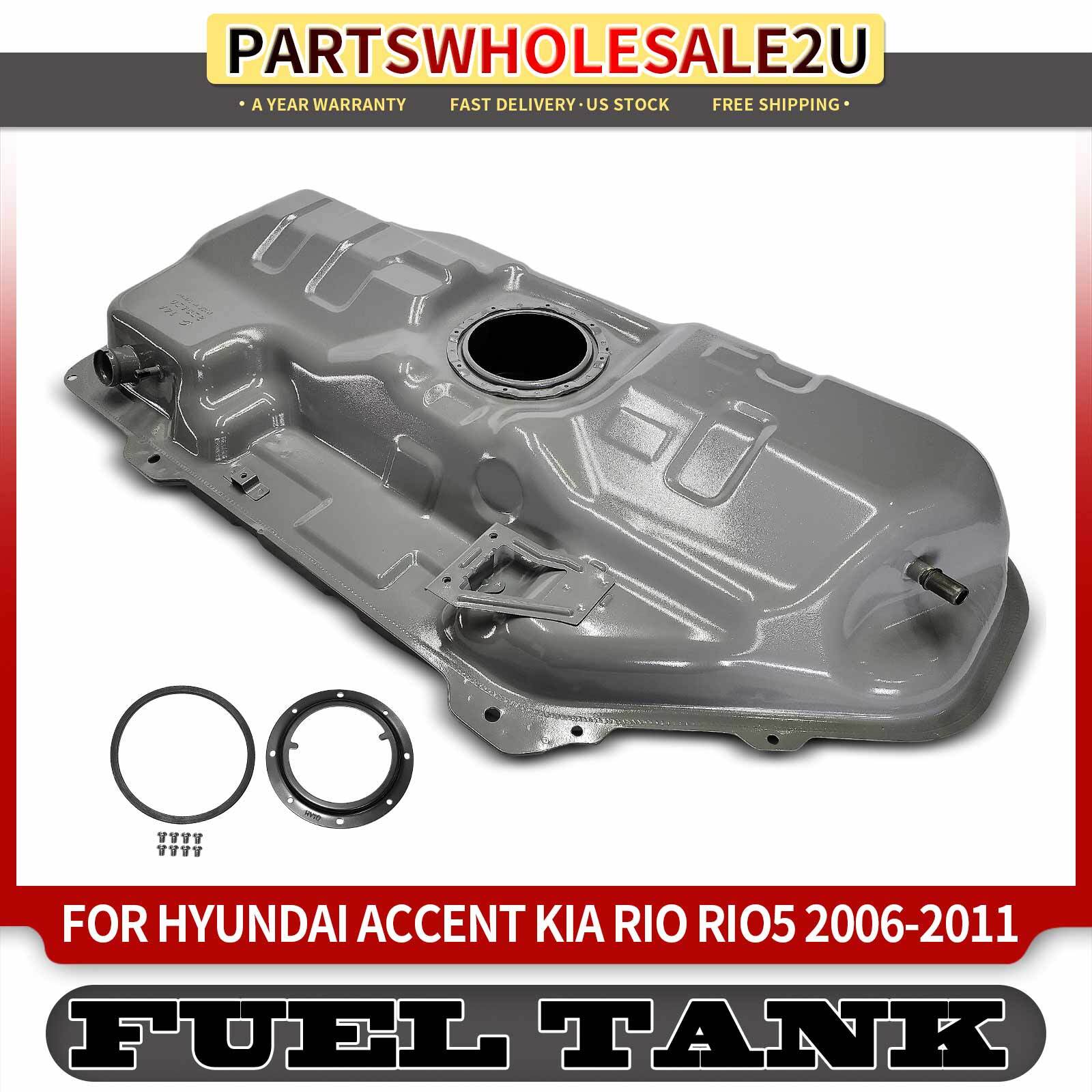 New 12 Gallons Fuel Tank for Hyundai Accent Kia Rio Rio5 2006 2007-2011 L4 1.6L