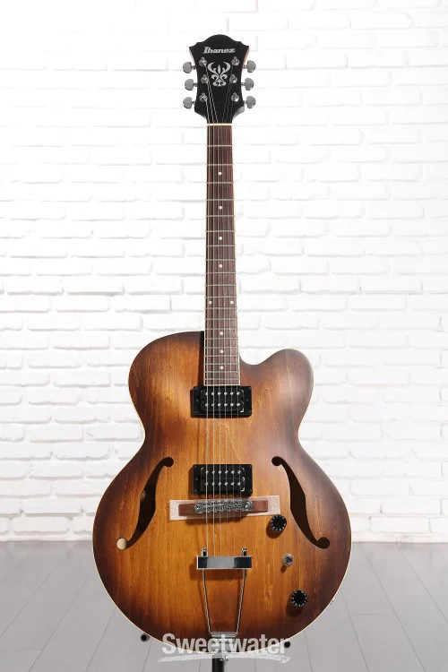 Ibanez Artcore AF55 Hollowbody Electric Guitar - Tobacco Flat