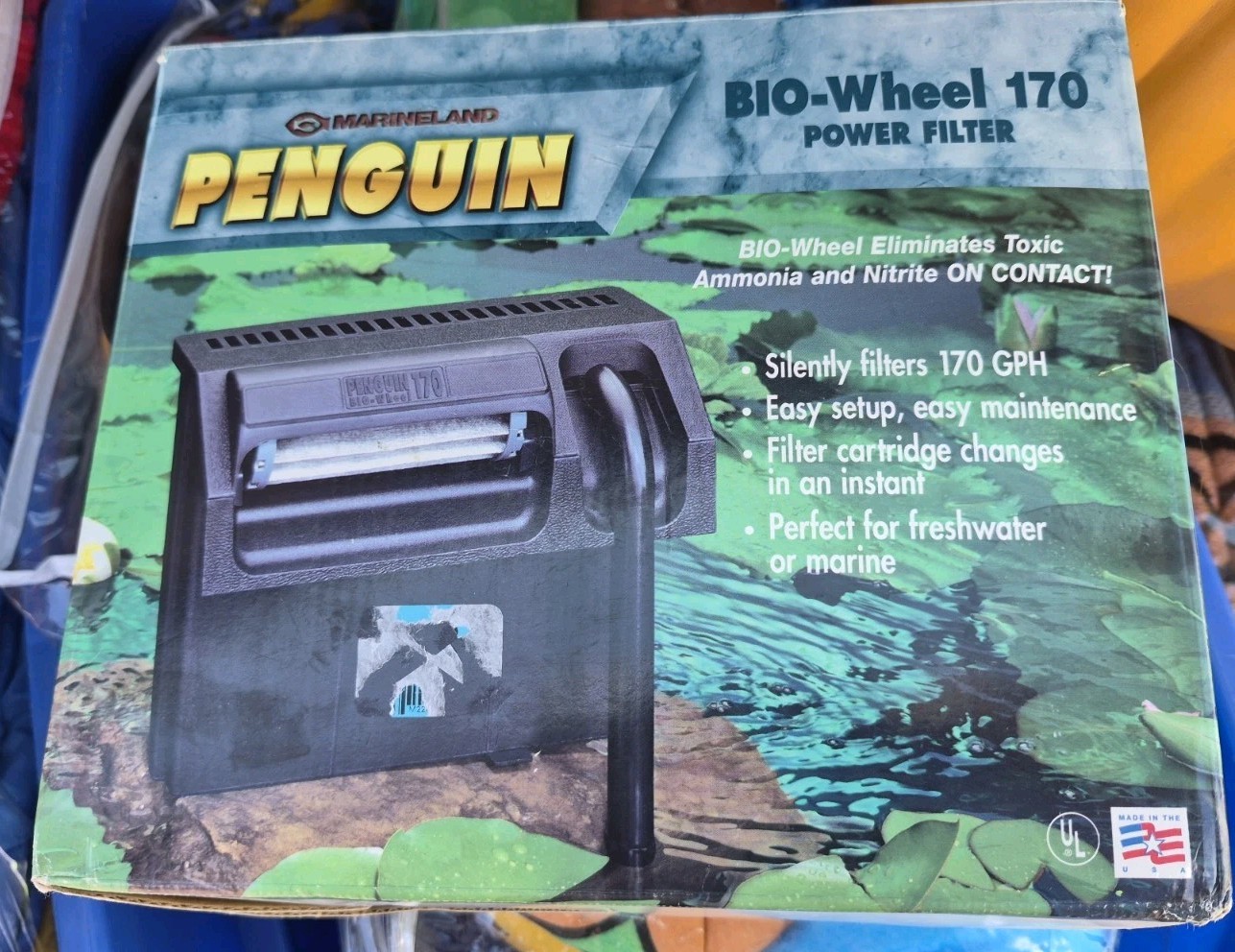Marineland Penguin Pro Bio Wheel 170 Aquarium Power Filter  New Old stock