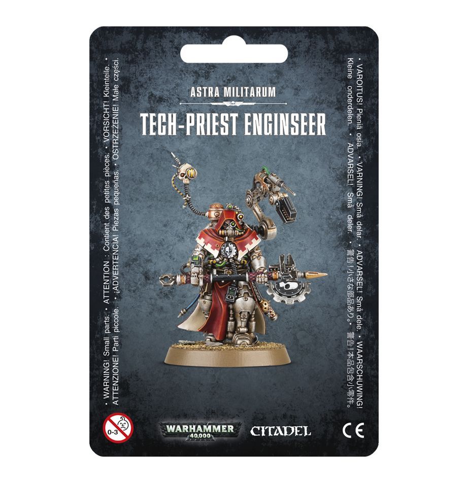 Astra Militarum Tech-Priest Enginseer Warhammer 40K Engineer NIB Blister