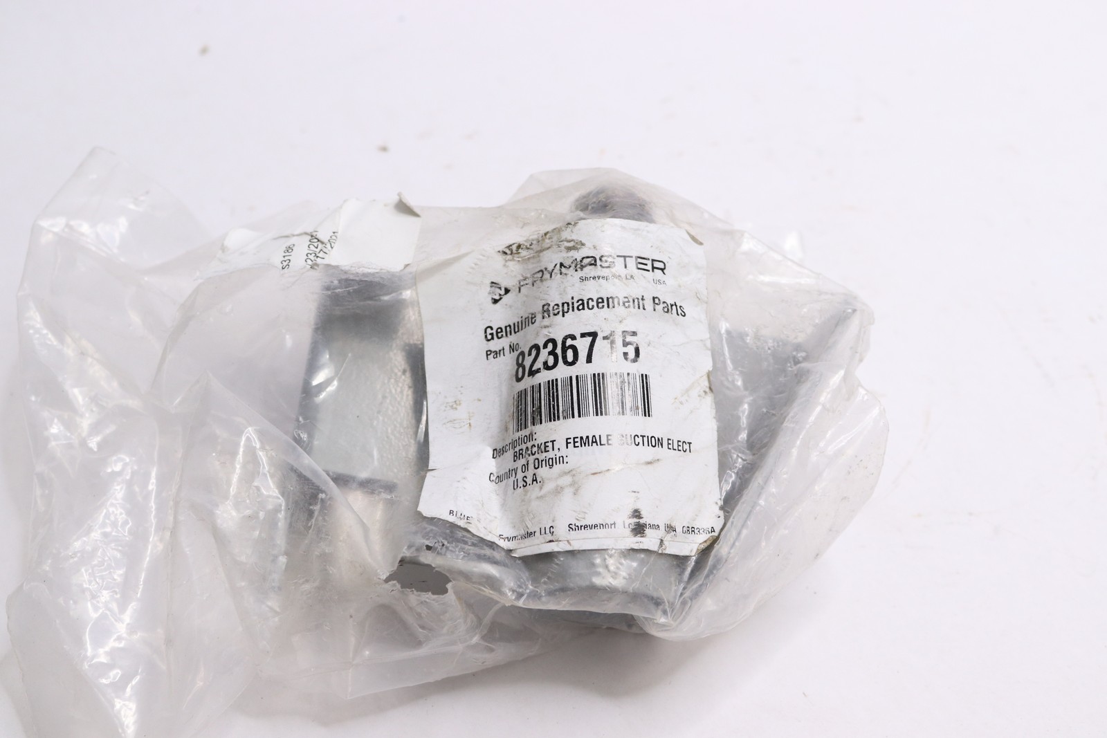 Frymaster Bracket Female Suction Elect 8236715