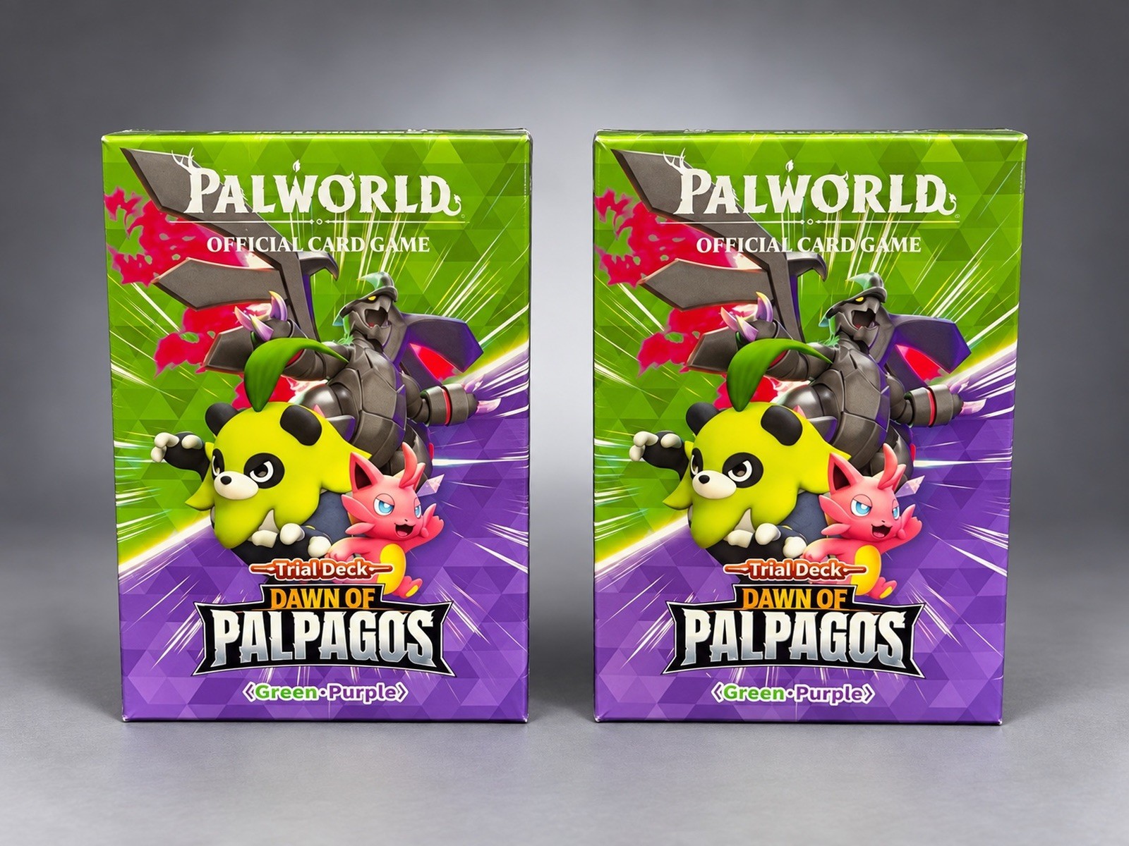 2x Palworld TCG - Dawn Of Palpagos Trial Decks Red/Blue SEALED
