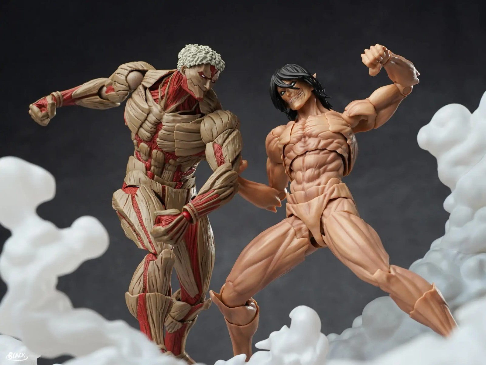 Kaiyodo Eren Jaeger & Armored Titan Amazing Yamaguchi Attack on Titan Figures Kaiyodo Eren Jaeger & Armored Titan Amazing Yamaguchi Attack on Titan Figures