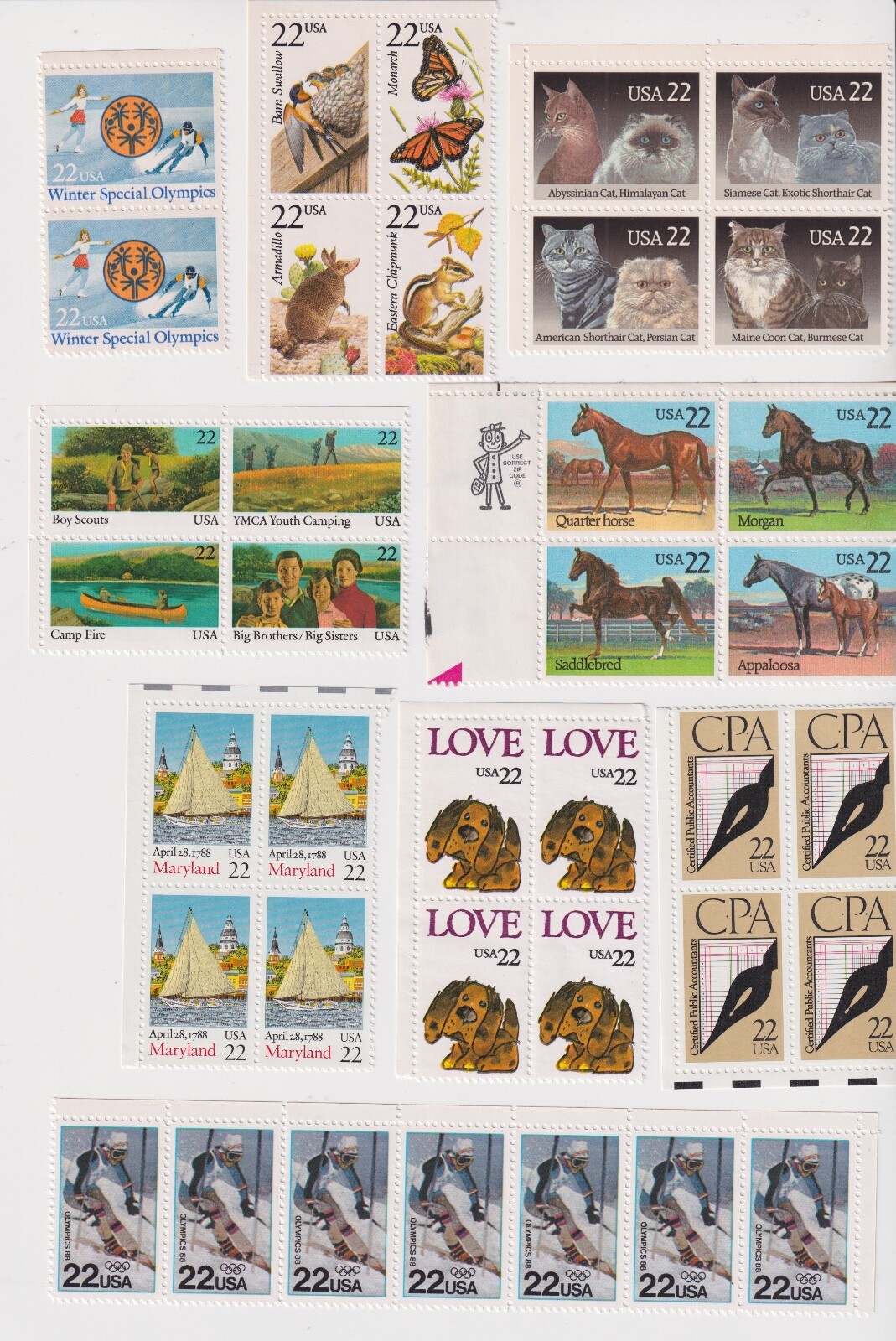 US DISCOUNT POSTAGE 100 x FIRST CLASS LETTER RATE IN TWO STAMP COMBINATIONS US DISCOUNT POSTAGE 100 x FIRST CLASS LETTER RATE IN TWO STAMP COMBINATIONS