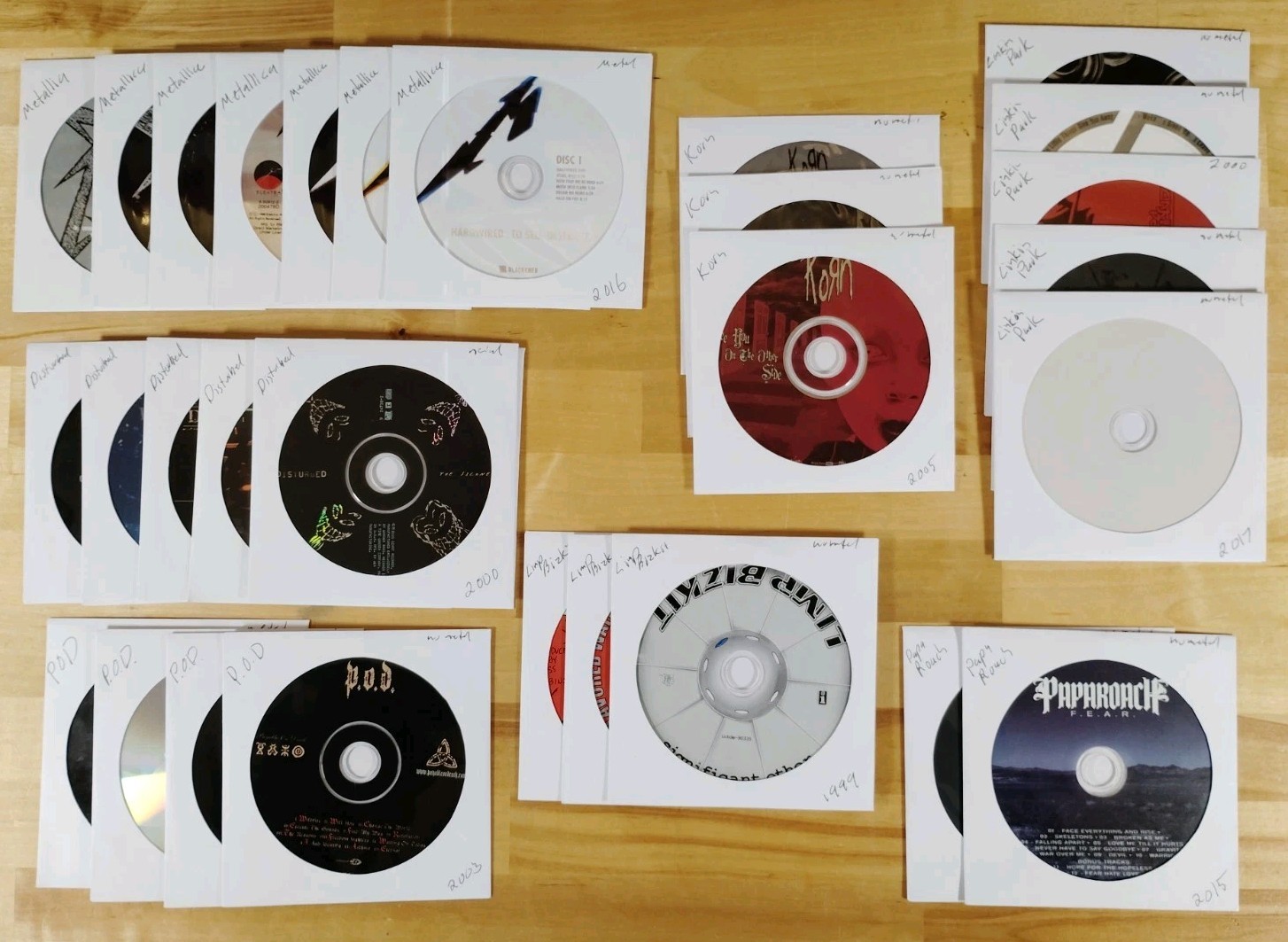 Huge Nu-Metal & Heavy Metal CD Lot - Metallica, Linkin Park, Korn, Limp Bizkit, Huge Nu-Metal & Heavy Metal CD Lot - Metallica, Linkin Park, Korn, Limp Bizkit,