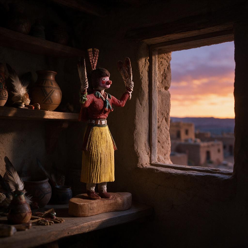 Navajo Maiden Kachina by the Legendary Vern Mahkee -  Spectacular