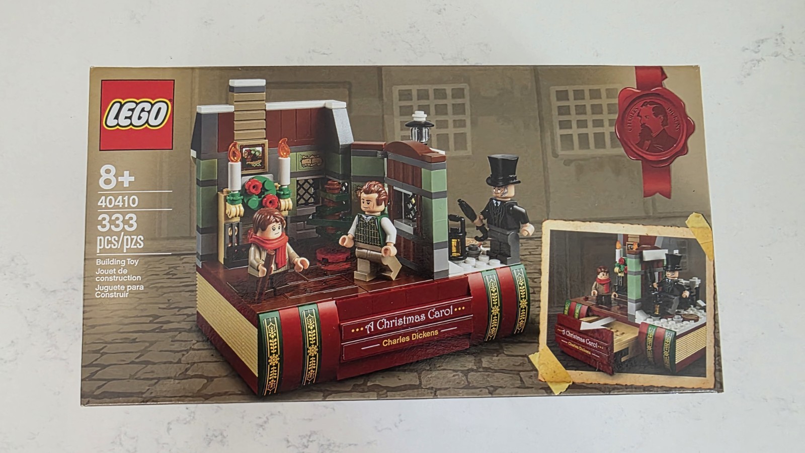 LEGO Charles Dickens Tribute 40410 Brand New Sealed Christmas Carol GWP LEGO Charles Dickens Tribute 40410 Brand New Sealed Christmas Carol GWP