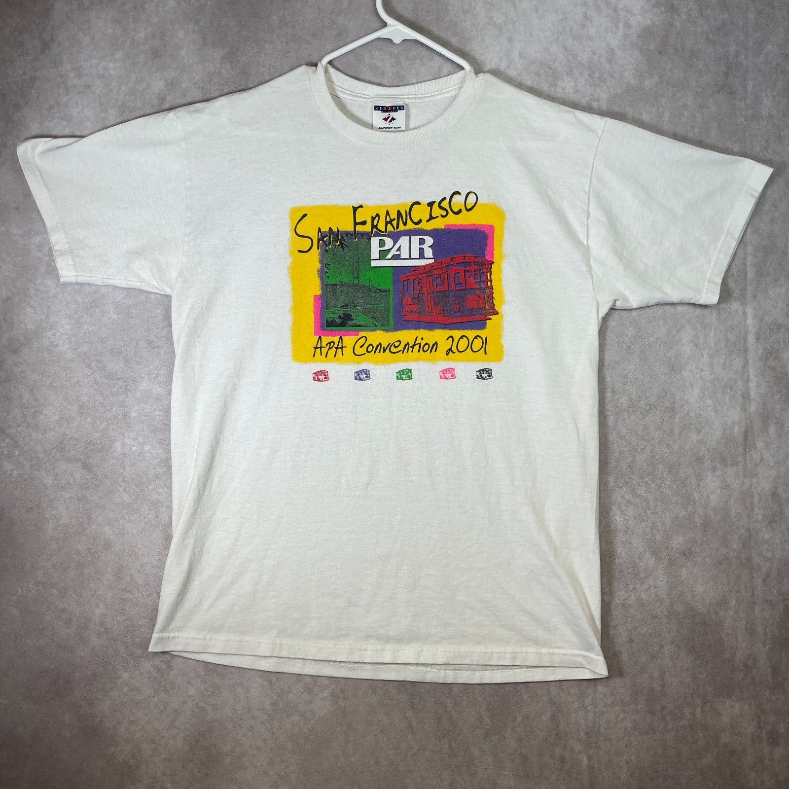 VINTAGE San Francisco Shirt Adult Large White Graphic Tee Single Stitch Retro VINTAGE San Francisco Shirt Adult Large White Graphic Tee Single Stitch Retro