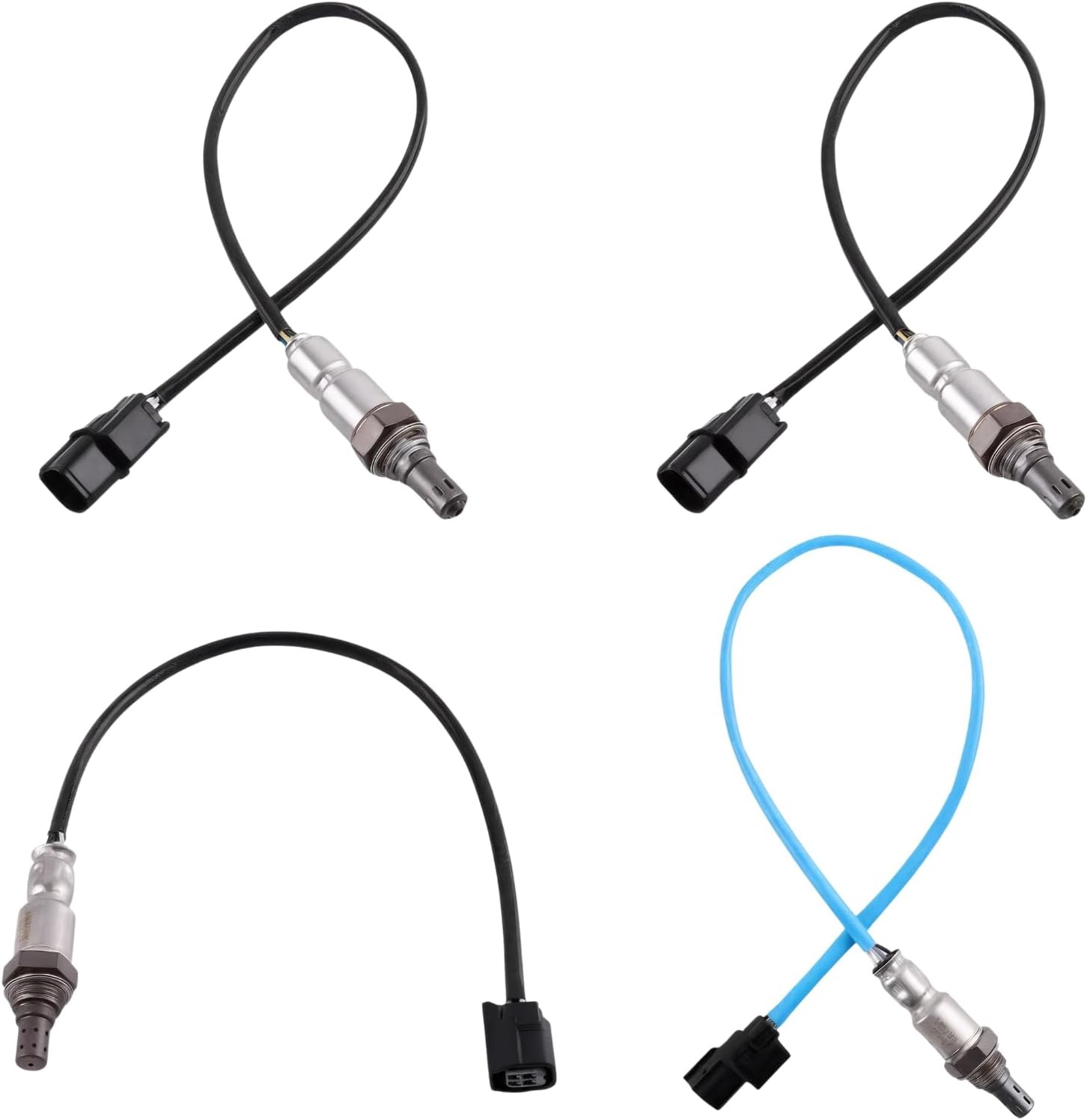 4PCS Up&Down Oxygen O2 Sensor For Honda Pilot 2016-2020 3.5L & Acura MDX RDX TLX