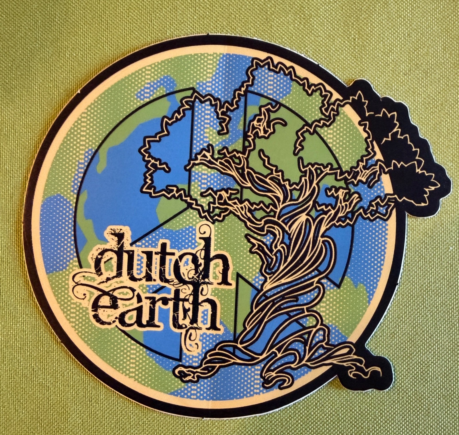 Dutch Bros Dutch Earth Peace Tree Sticker Rare