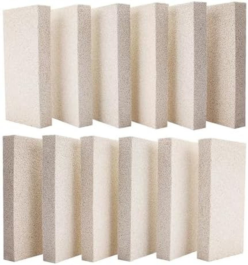 12 Pieces Insulating Fire Brick for Ovens, Kilns, Fireplaces, Forges 9\