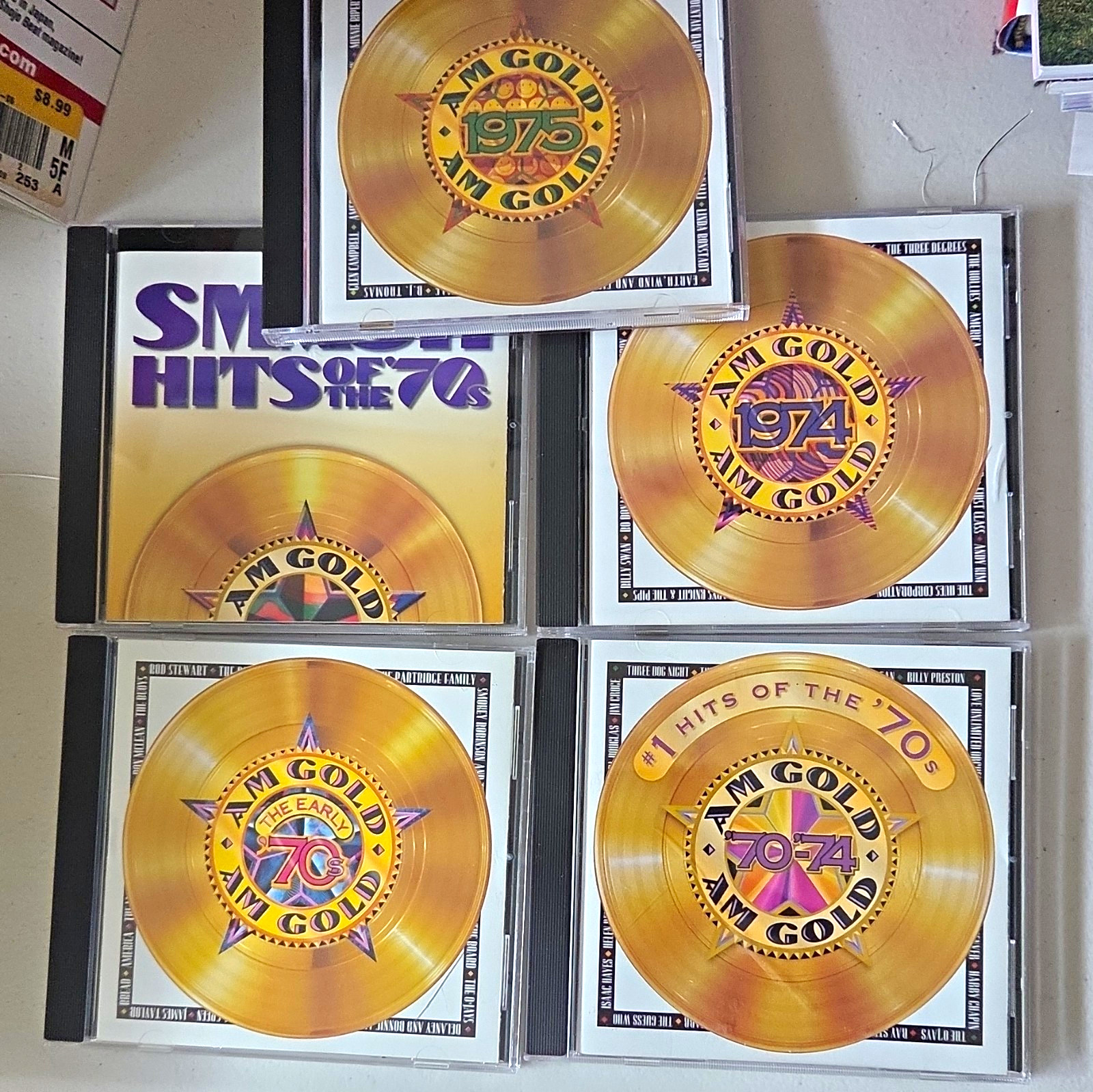 Time Life Music AM Gold 70-74, 74, 75, 70s Compilation 5 CD Time Life Music AM Gold 70-74, 74, 75, 70s Compilation 5 CD