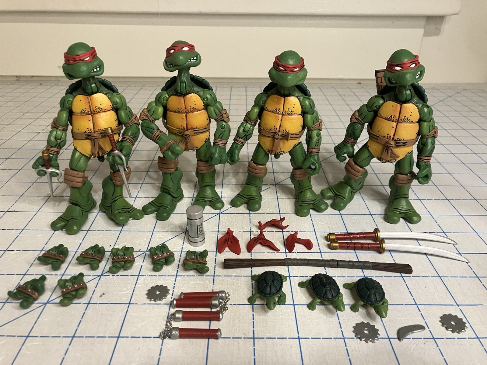 NECA TMNT 2008 Mirage Turtles (2025 KO Version) Loose As Shown NECA TMNT 2008 Mirage Turtles (2025 KO Version) Loose As Shown