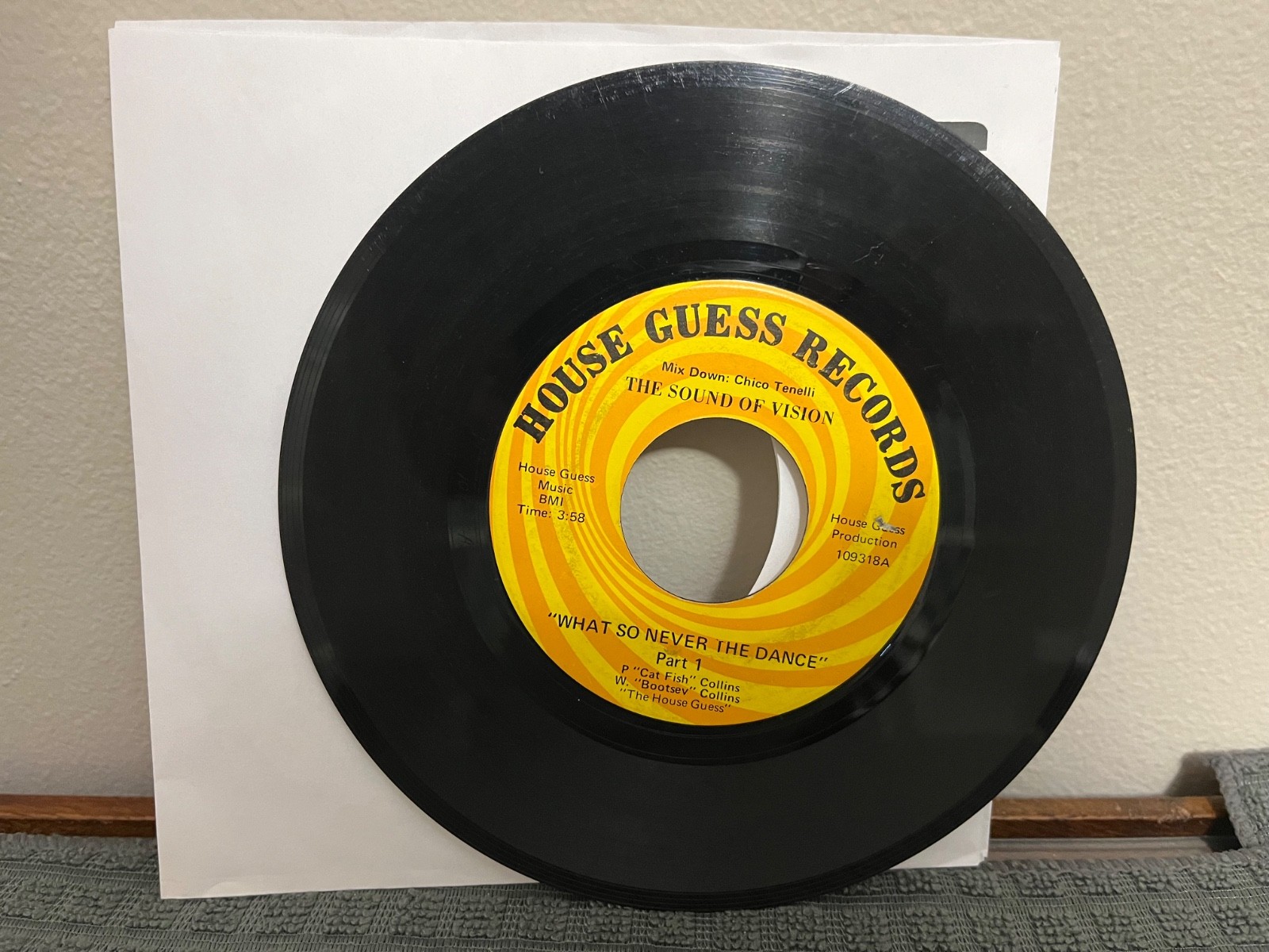 RARE Early Bootsy • What So Never The Dance • 1971 FUNK SOUL 7” 45 Single G+