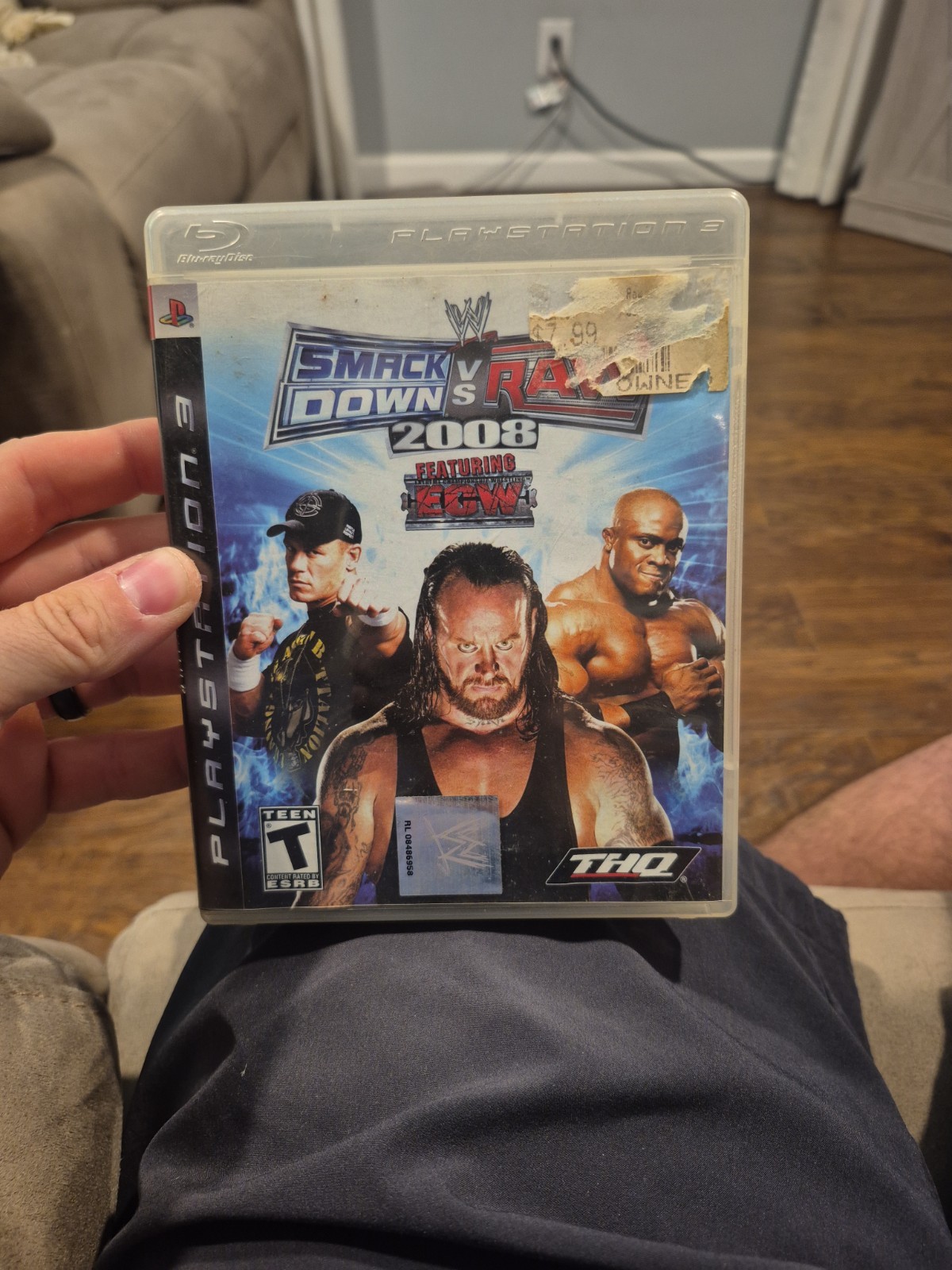 WWE Smackdown vs. Raw 2008 PS3 CIB W/ Manual - PlayStation 3