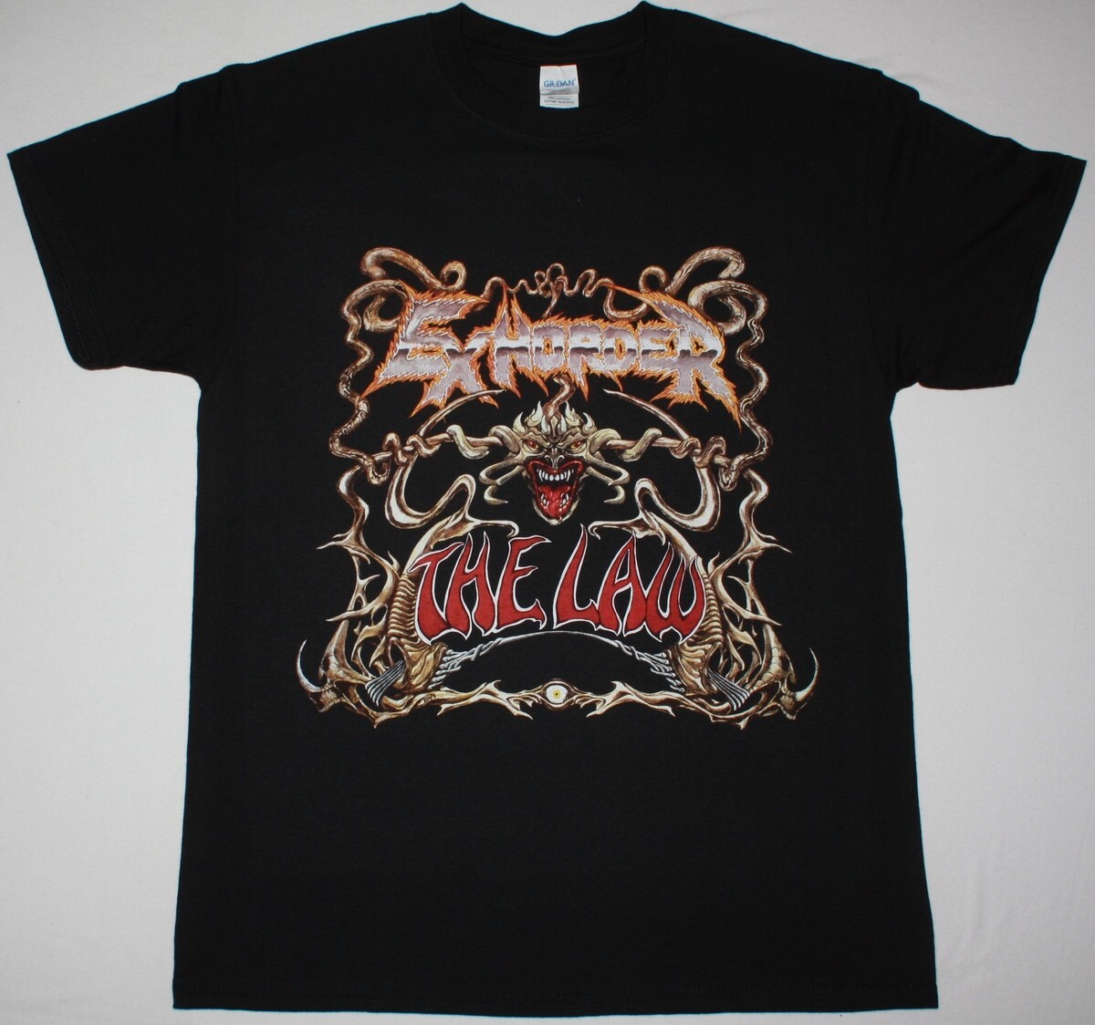 EXHORDER THE LAW NEW BLACK Cotton Full Size Unisex T Shirt BT903