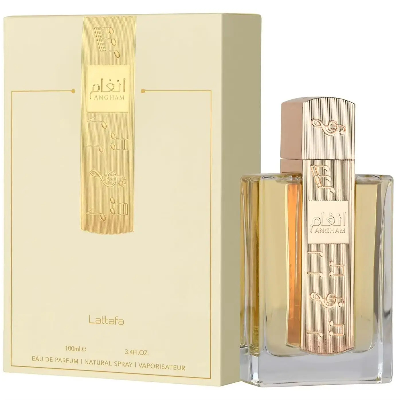 Lattafa Angham Eau De Parfum Spray 100ML (3.4 OZ) Long-Lasting Unisex New in Box
