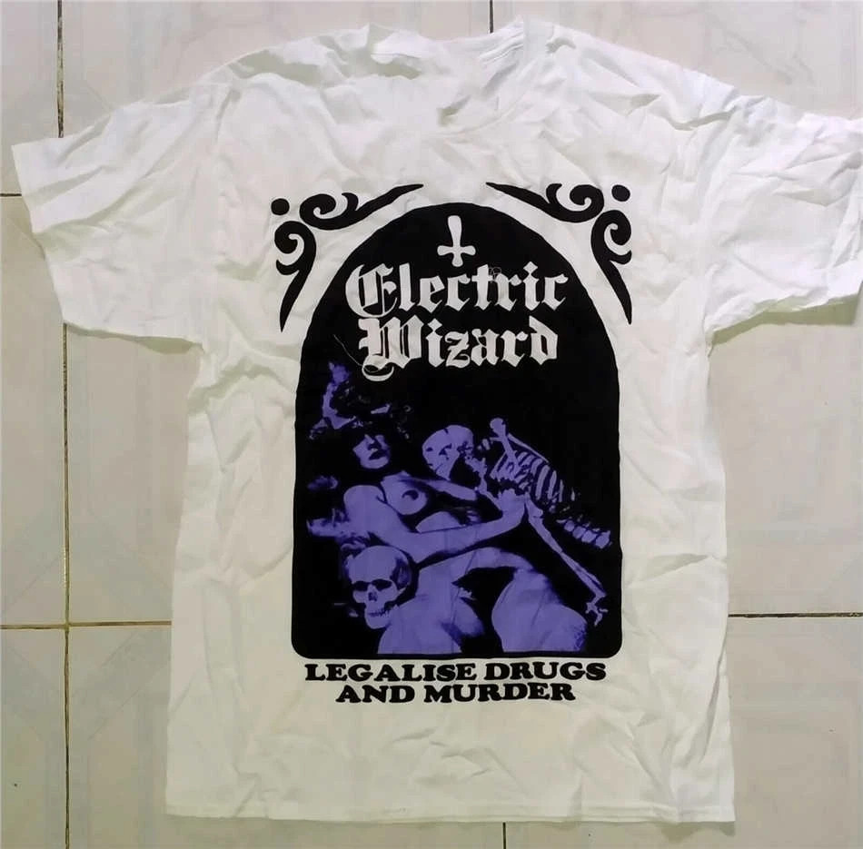 Electric Wizard Band T-Shirt Unisex Cotton For Men Women Tee S-5XL