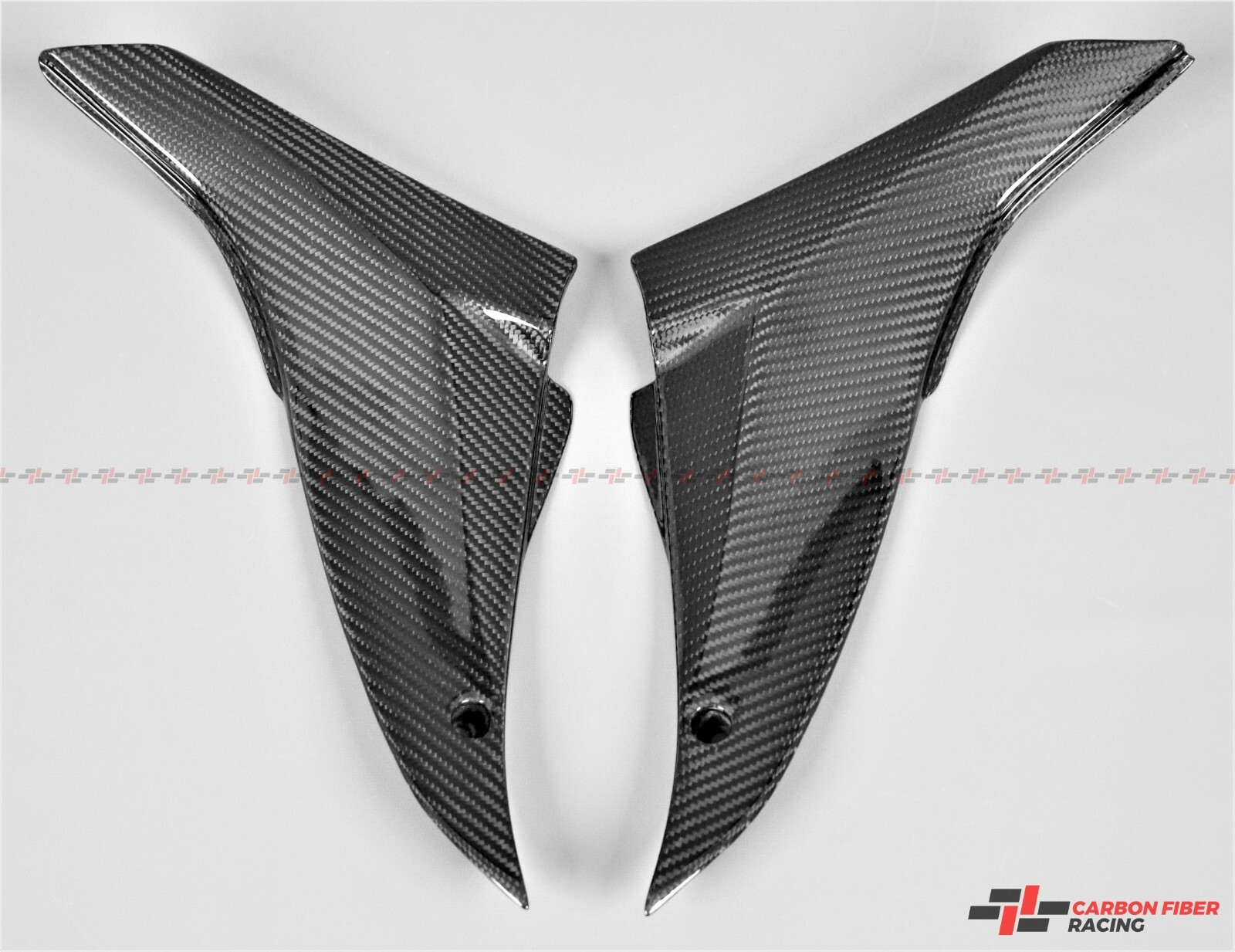 2008-2010 Kawasaki Ninja ZX-10R Tank Side Panels - 100% Carbon Fiber