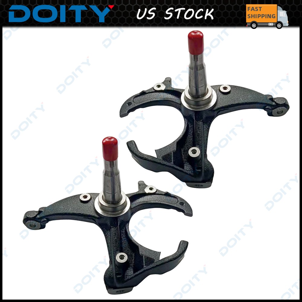 2x Front L&R Steering Knuckles New for Chevy S10 GMC Sonoma Jimmy Buick Pontiac