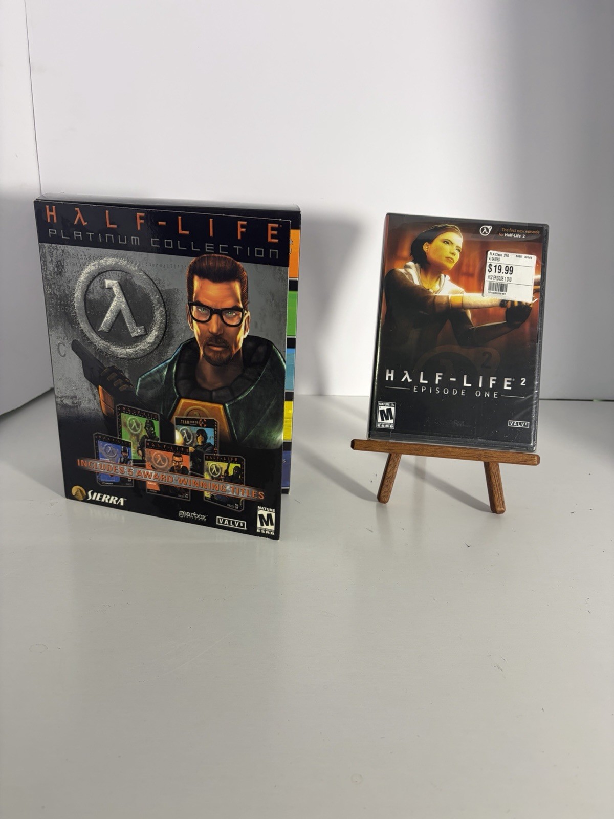 SEALED Half-Life Platinum Collection & HL2 Episode 1 PC Big Box Set