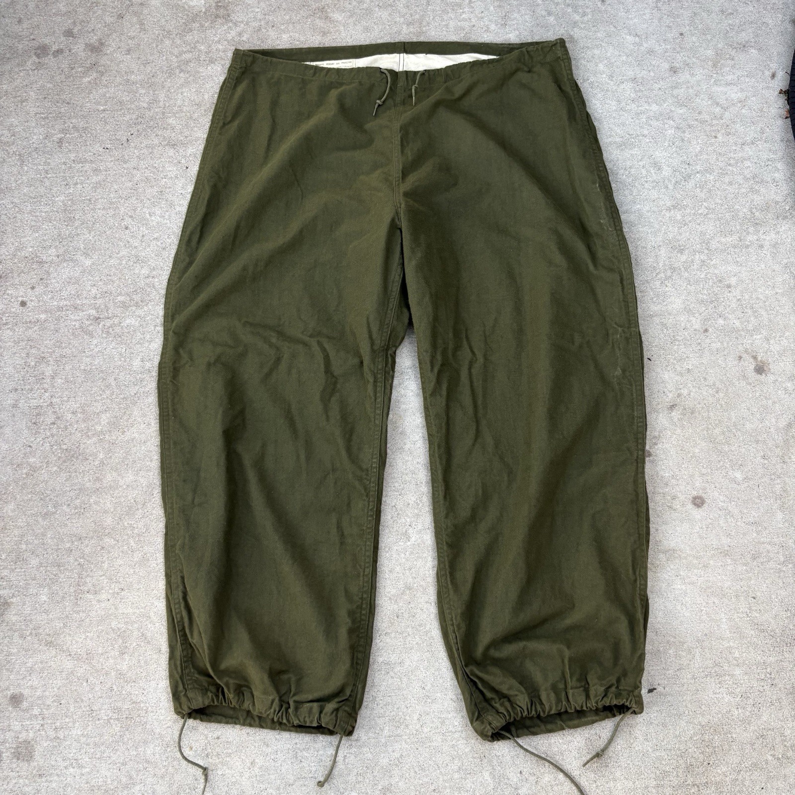 True Vintage 1960’s Military Vesicant Gas Trouser Pants Size Medium True Vintage 1960’s Military Vesicant Gas Trouser Pants Size Medium