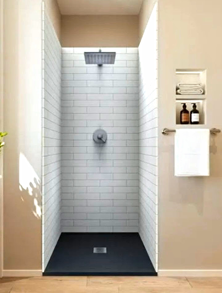 Castico Arcadia 36x36 Solid Composite Stone Shower Base, Graphite Sand MPN
