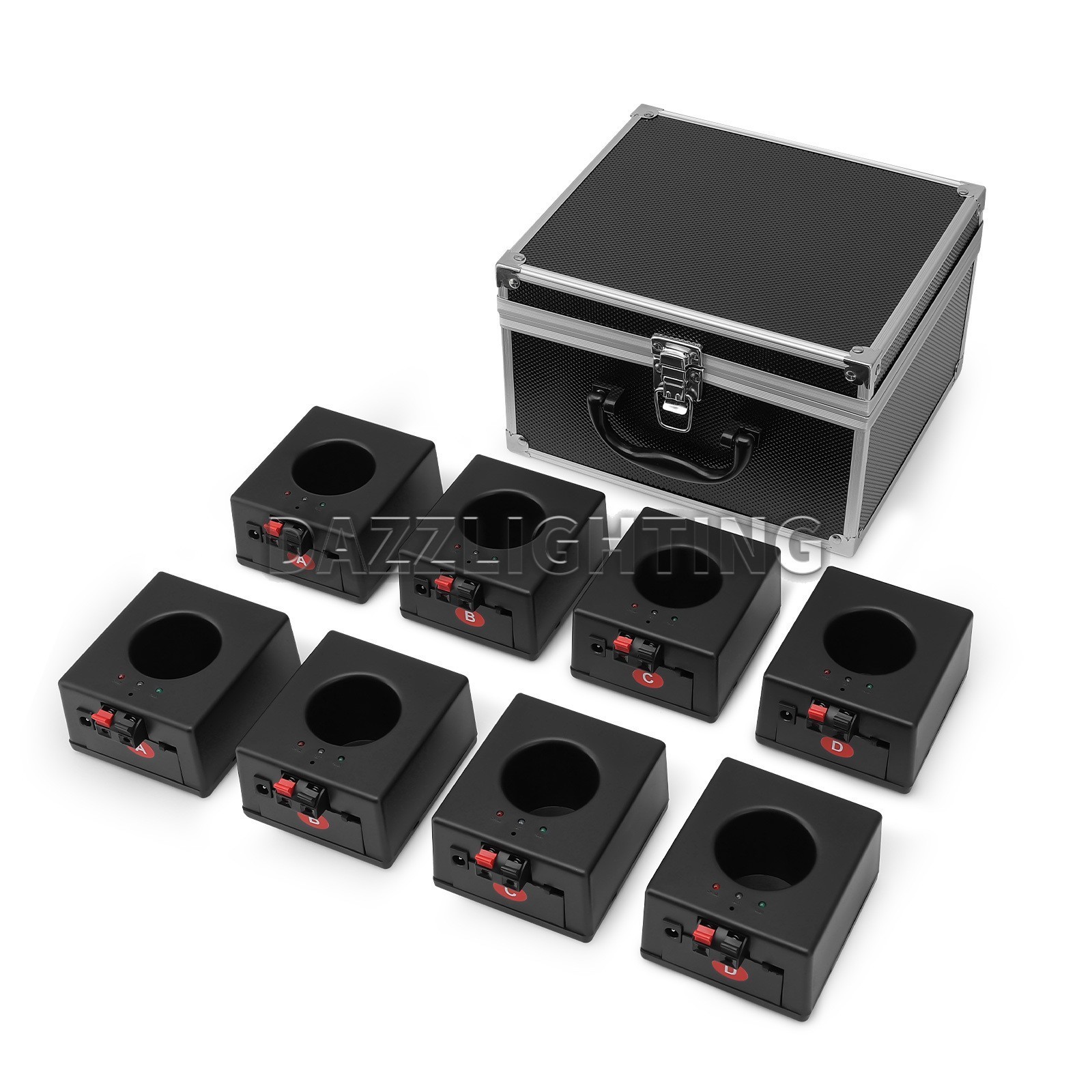 PAIDUN 8PCS Cold Spark Based Firework Safe Flame Effect Machine Remote Control PAIDUN 8PCS Cold Spark Based Firework Safe Flame Effect Machine Remote Control
