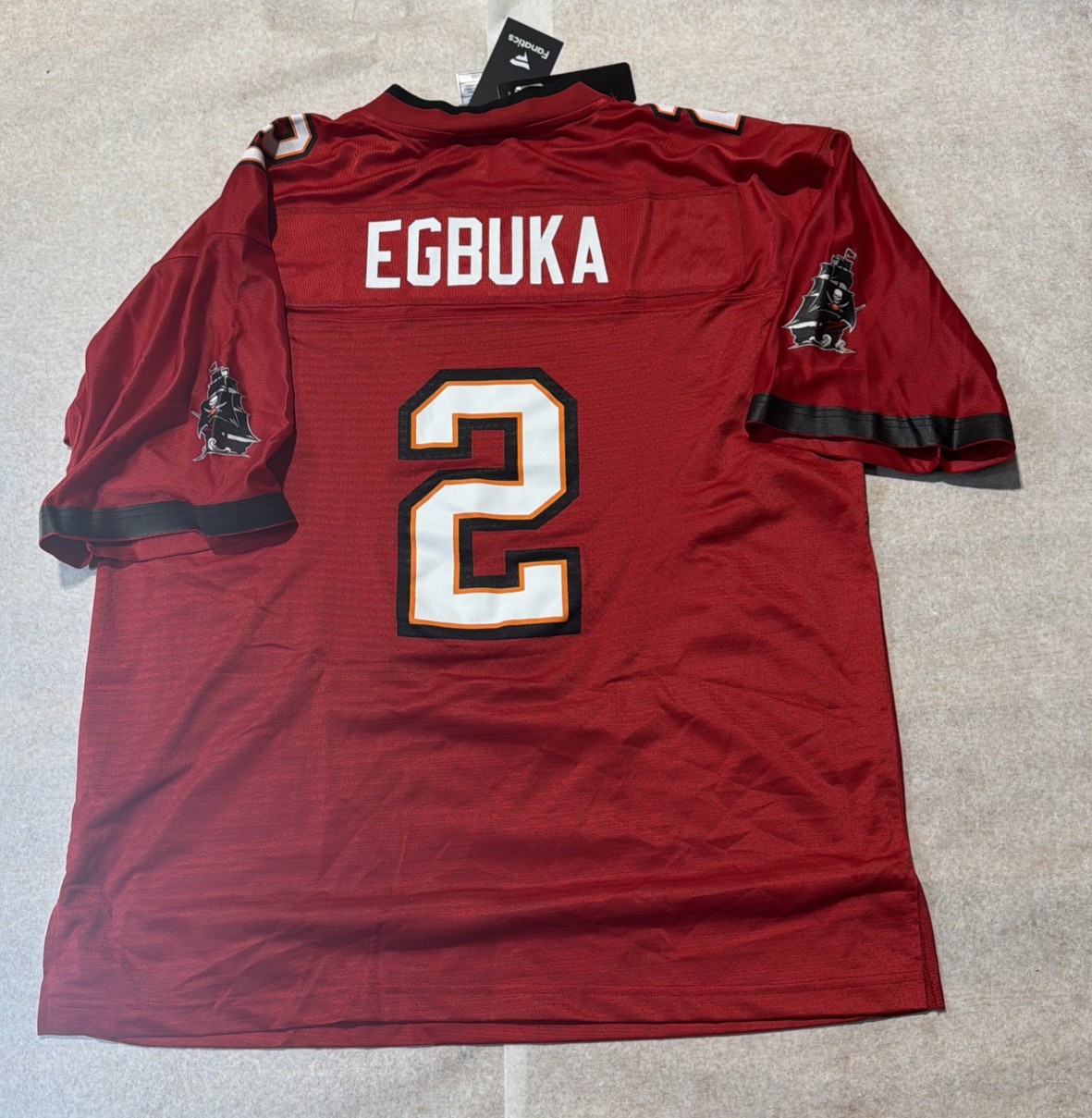 Fanatics Pro Line NFL Tampa Bay Buccaneers Emeka Egbuka Jersey #2 L $129 retail Fanatics Pro Line NFL Tampa Bay Buccaneers Emeka Egbuka Jersey #2 L $129 retail