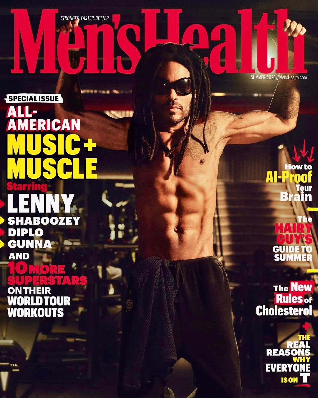 LENNY KRAVITZ - Men’s Health Magazine - Summer 2026 - NEW