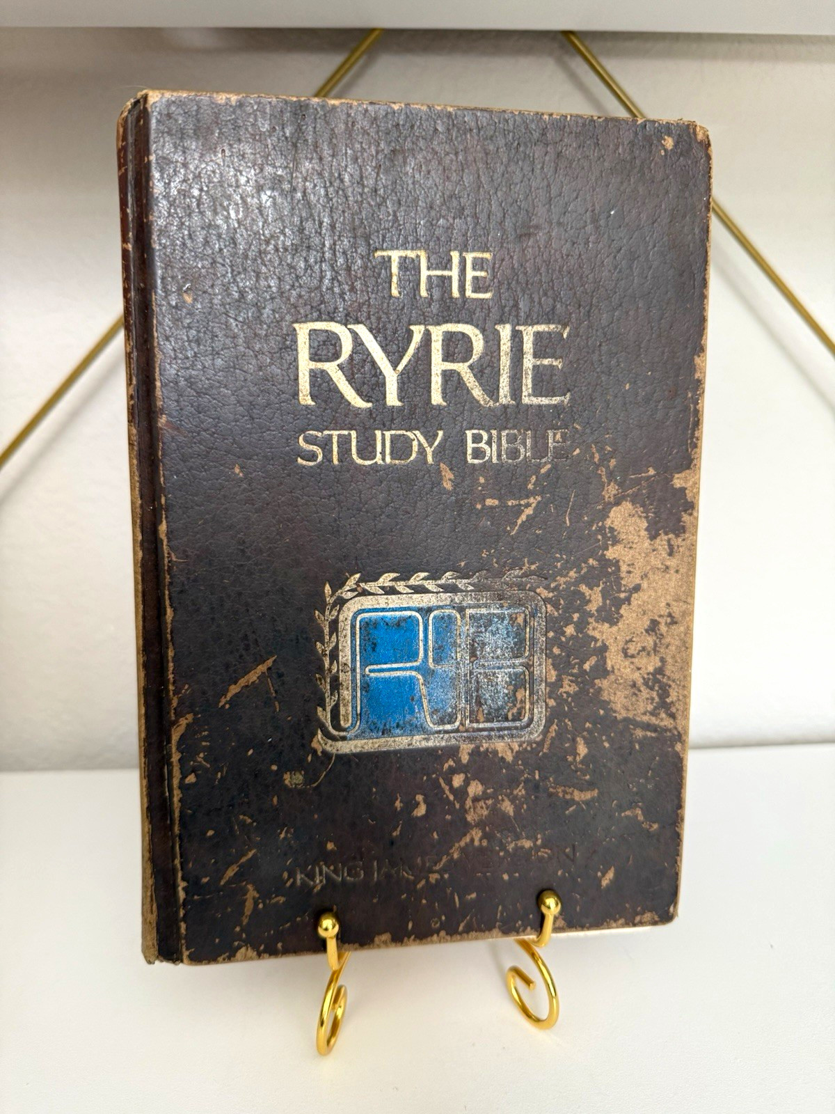 Vintage 1978 Ryrie Study Bible KJV Moody Press Hardcover W/ Pastor Study Notes