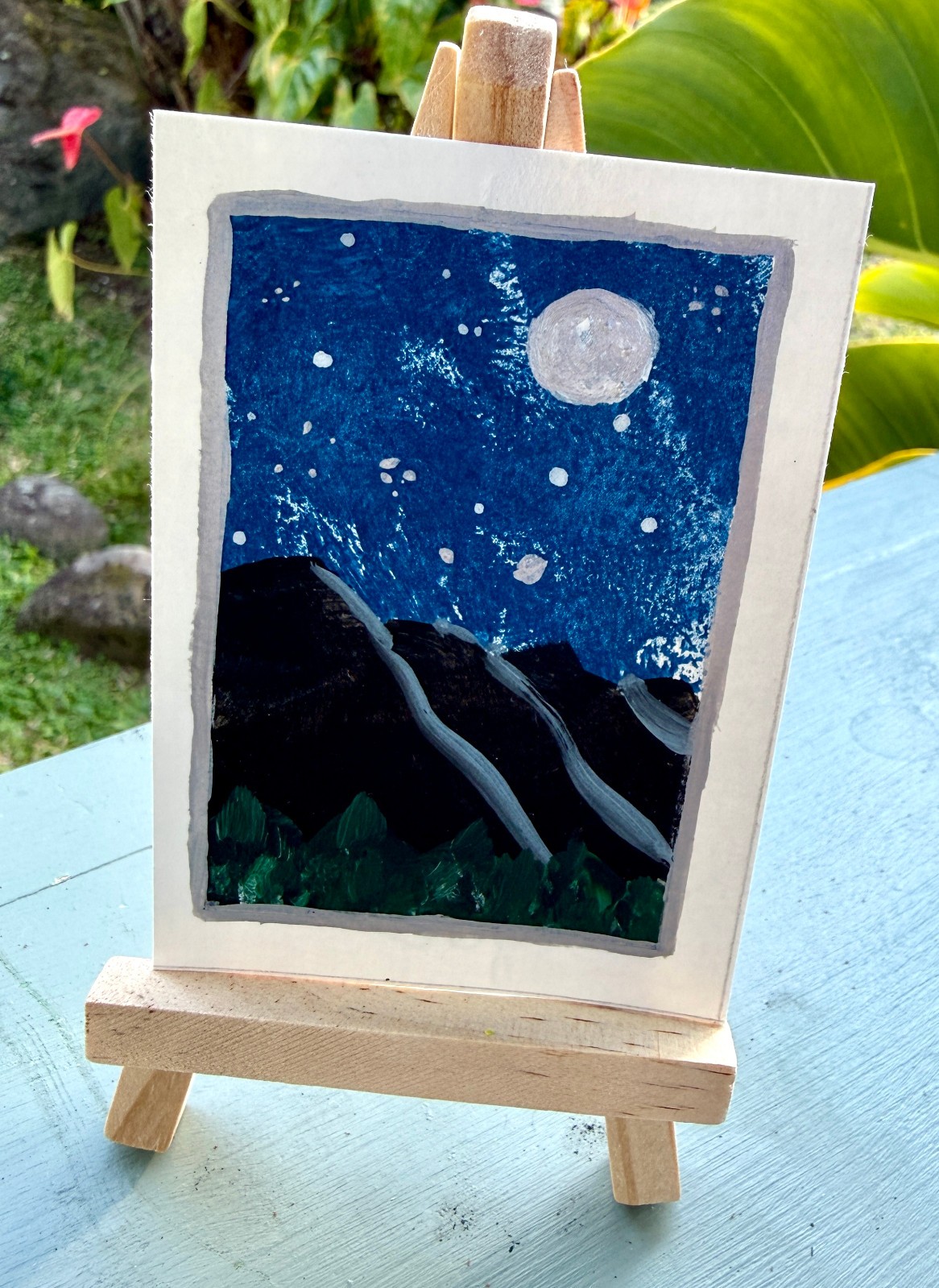 ACEO/ATC Original Landscape Acrylic Art Handpainted \