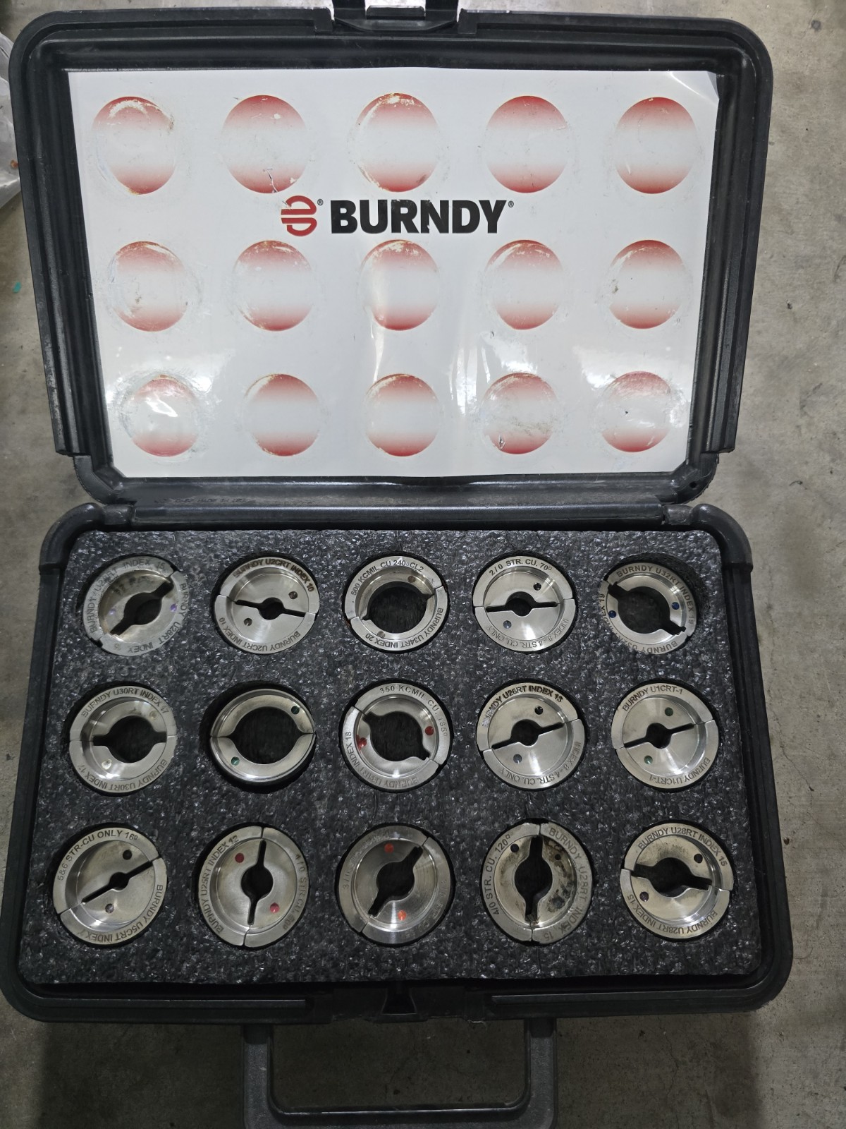 Burndy UDIEKITCU U-Die Kit for Copper Connectors.  Read Description. 
