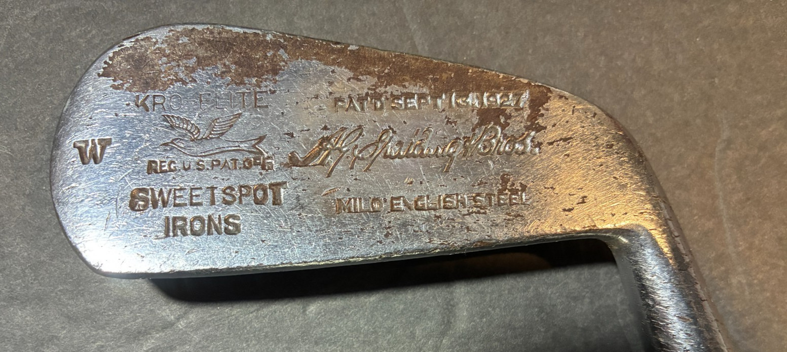 Antique Spaulding Kro-Flite 38\ Antique Spaulding Kro-Flite 38\