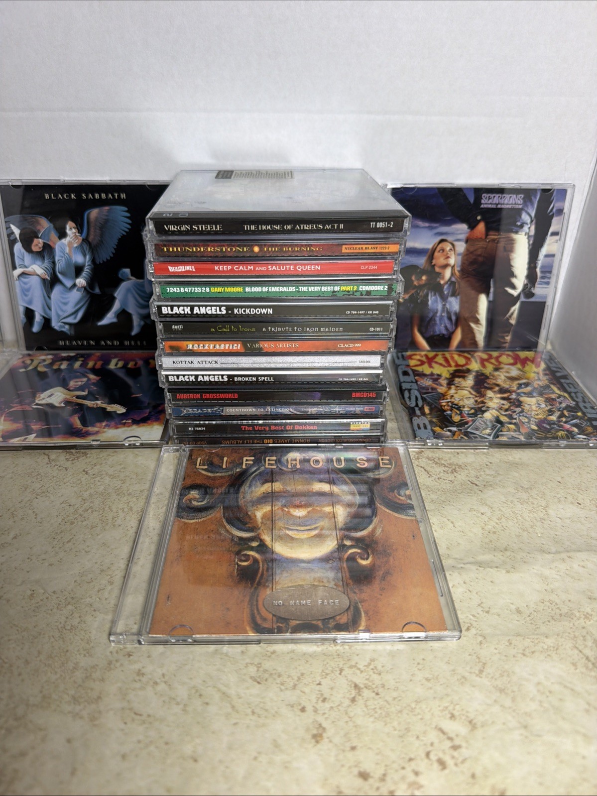 LOT OF 18 Metal CDs - RARE Self Released & Obscure & Mainstream Sabbath Skid Row LOT OF 18 Metal CDs - RARE Self Released & Obscure & Mainstream Sabbath Skid Row