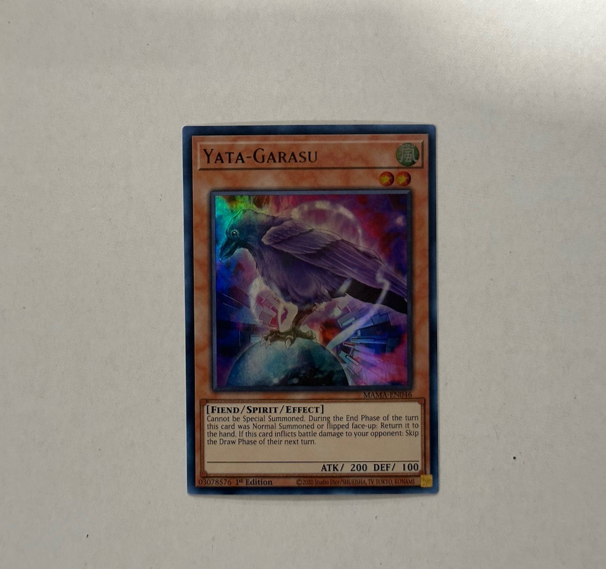 YUGIOH • YATA-GARASU • ULTRA RARE • MAMA-EN046 • 1st EDITION • NM