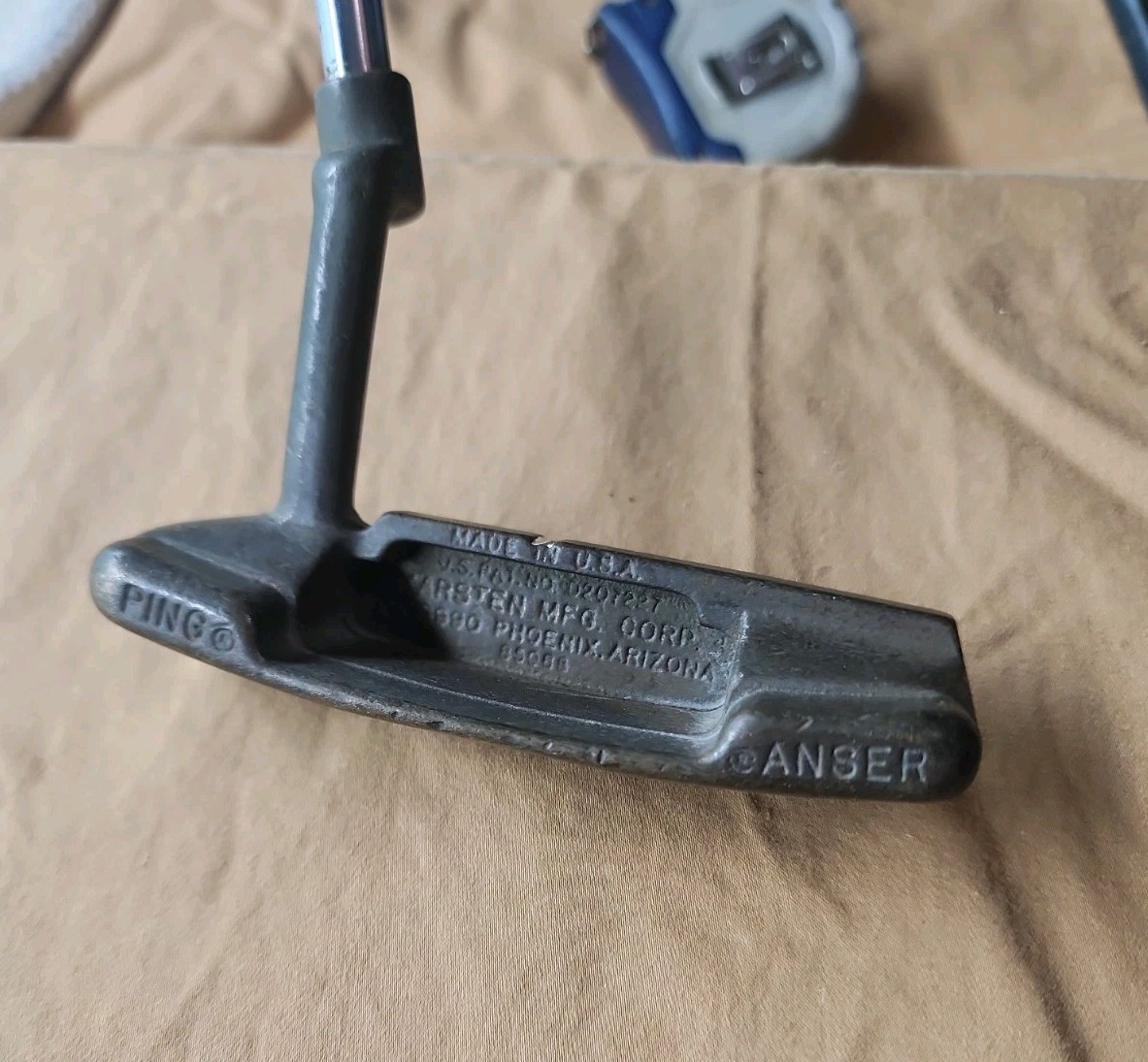 Vtg PING ANSER Copper/Bronze 85068 Putter w/ Slit - RH - 35.5” Mizuno Grip VGC 
