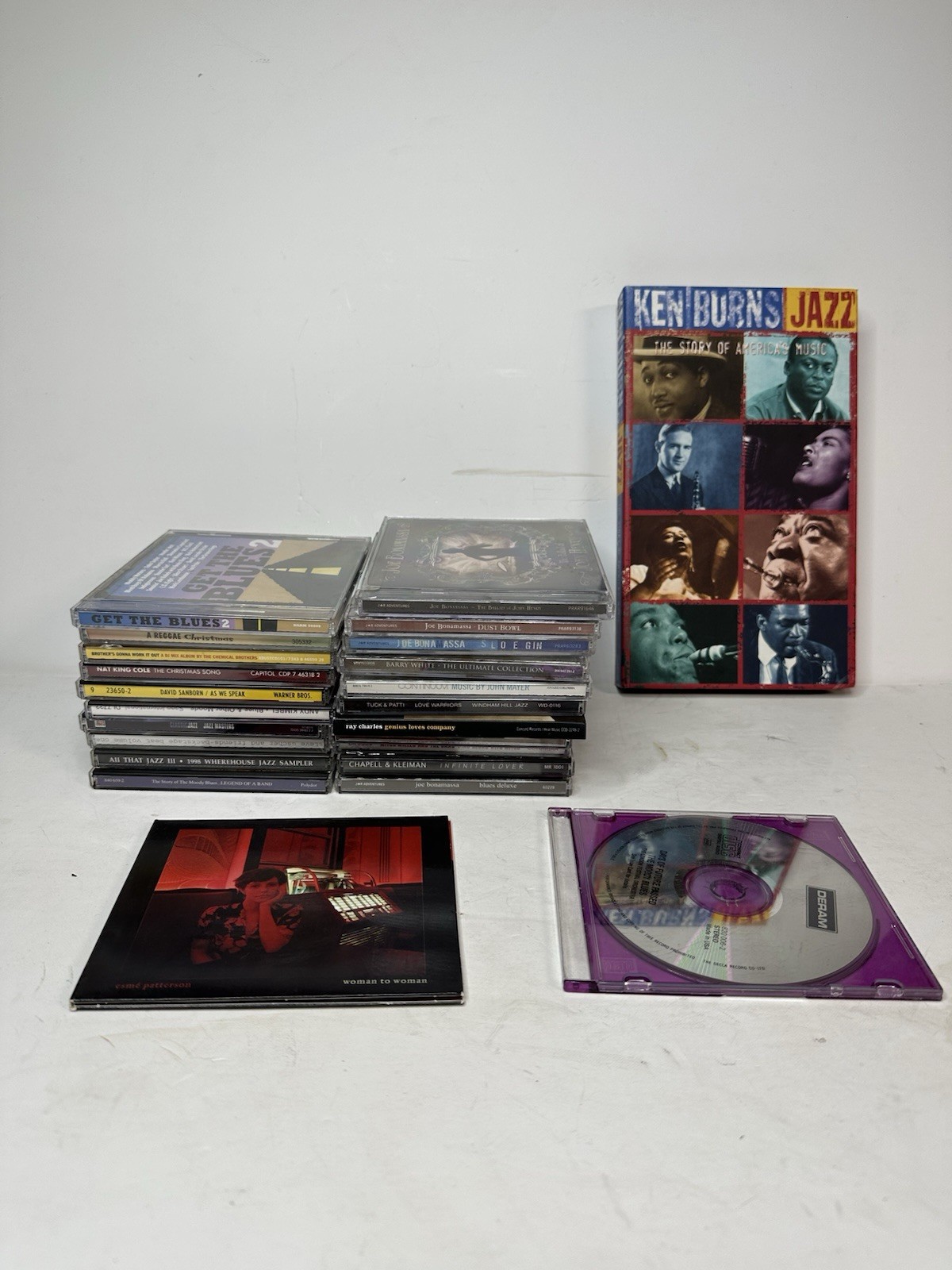 24 Blues Jazz CD Lot Original Jewel Cases Various Artists Albums