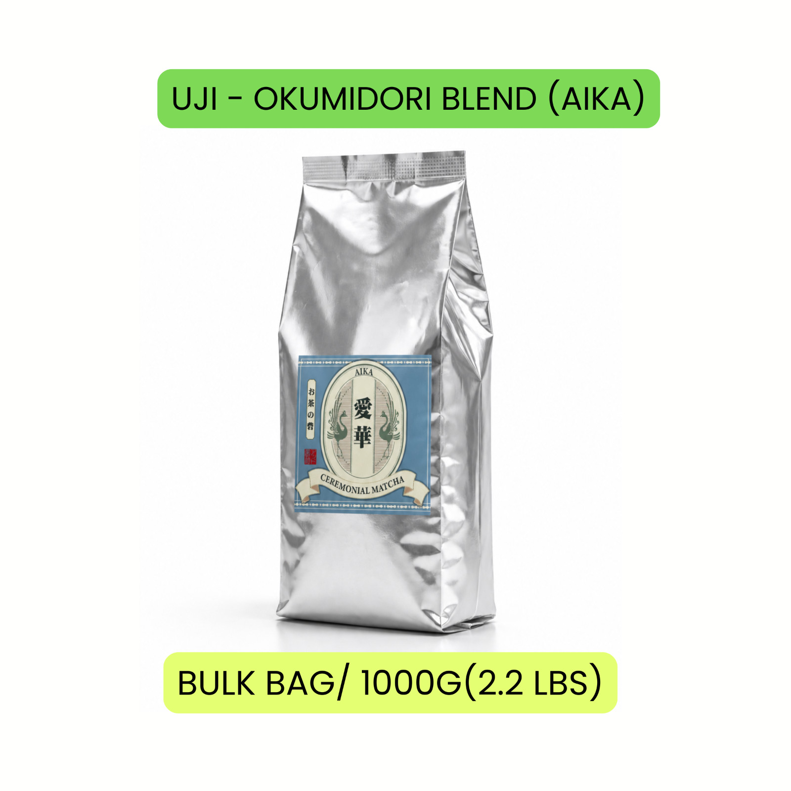 UJI OKUMIDORI CEREMONIAL MATCHA  1KG -First Flush MATCHA  - US Stock