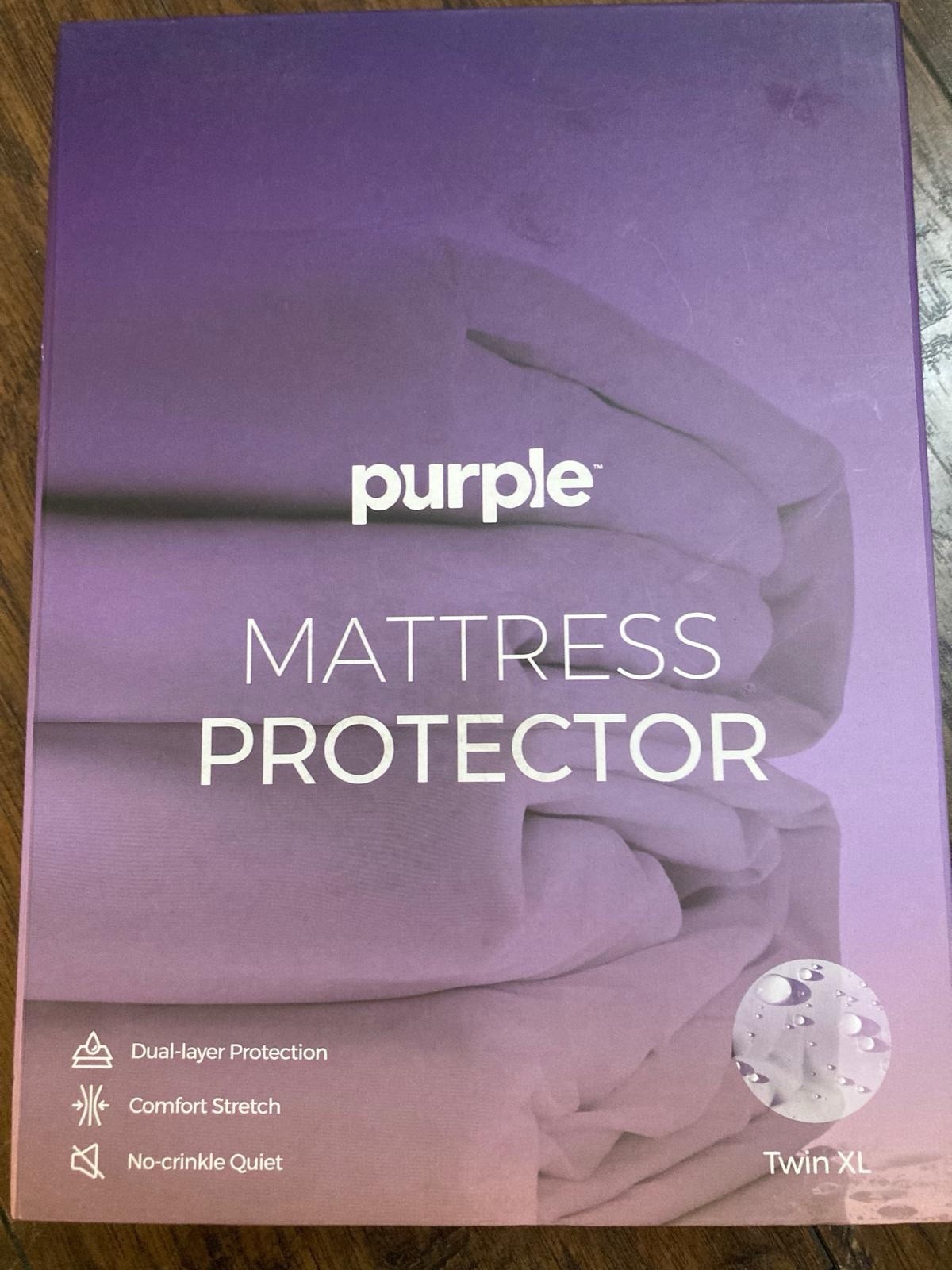 Purple Waterproof Mattress Protector – Twin XL, Gold-Standard Protection, Comfor
