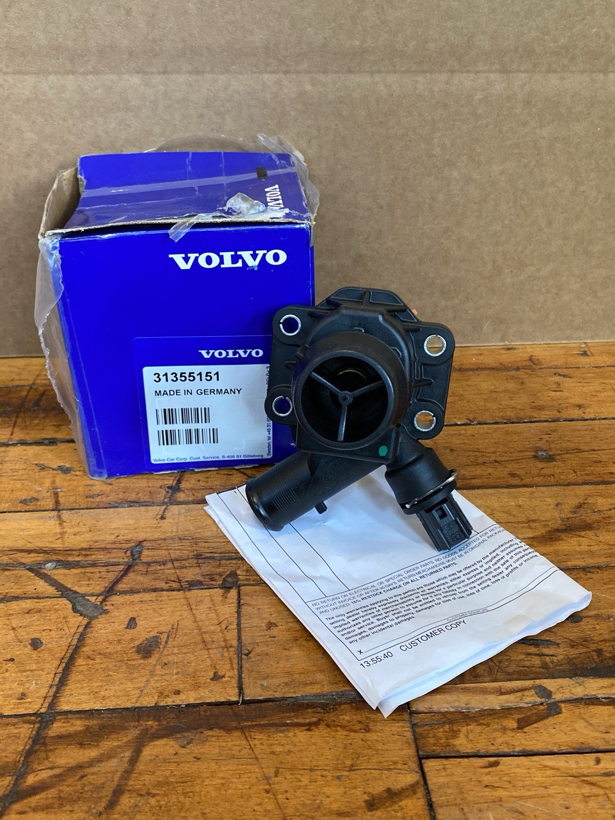 OEM Volvo 31355151 Thermostat Kit Housing Gasket Sensor S60 V60 XC60 XC90