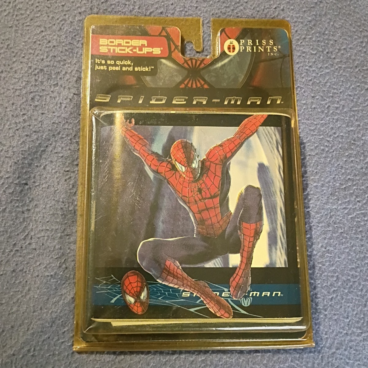 Vtg Spider Man Border Stick Ups Room Decorations 5x15 Tobey Maguire Vtg Spider Man Border Stick Ups Room Decorations 5x15 Tobey Maguire