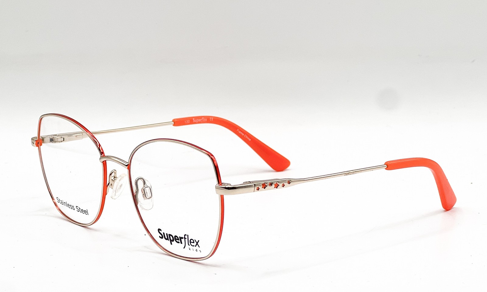 NEW SUPERFLEX KIDS SFK-316 S115 PAPAYA GOLD AUTHENTIC EYEGLASSES 46-16