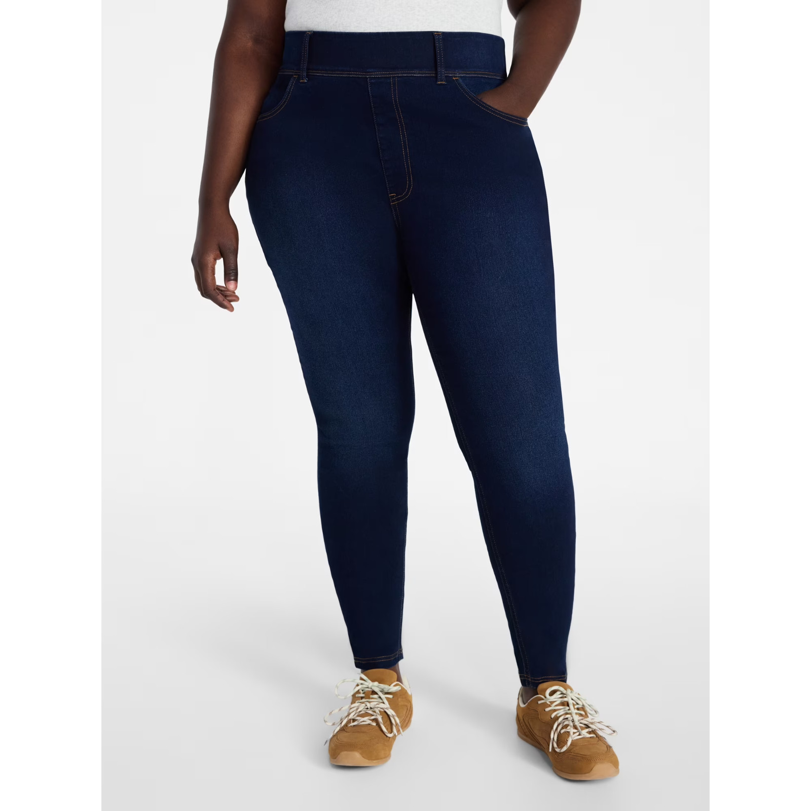Terra and Sky Dark Wash Skinny High Rise 1X (16w-18w) (NEW)